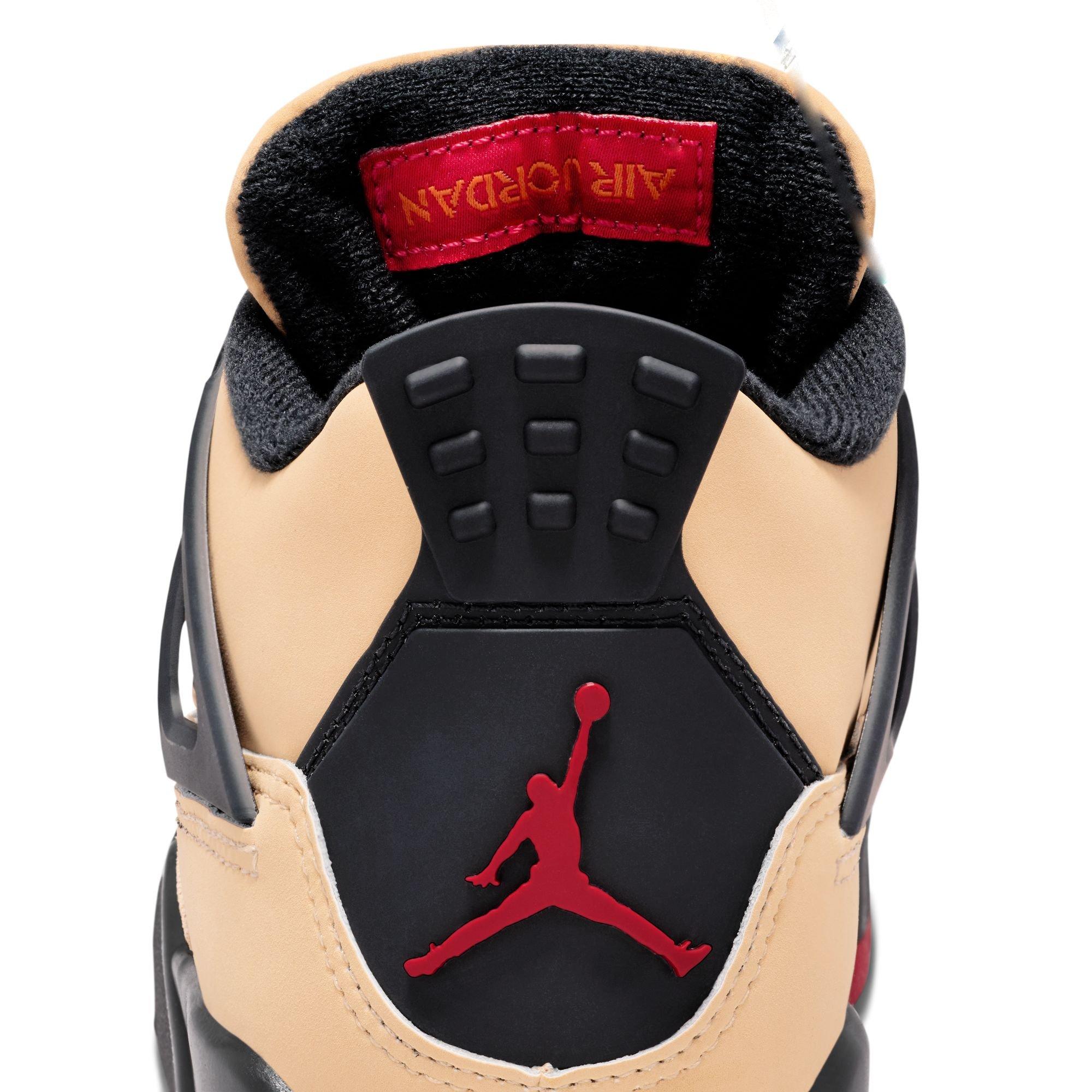 Back detail of Jordan 4 Pizza