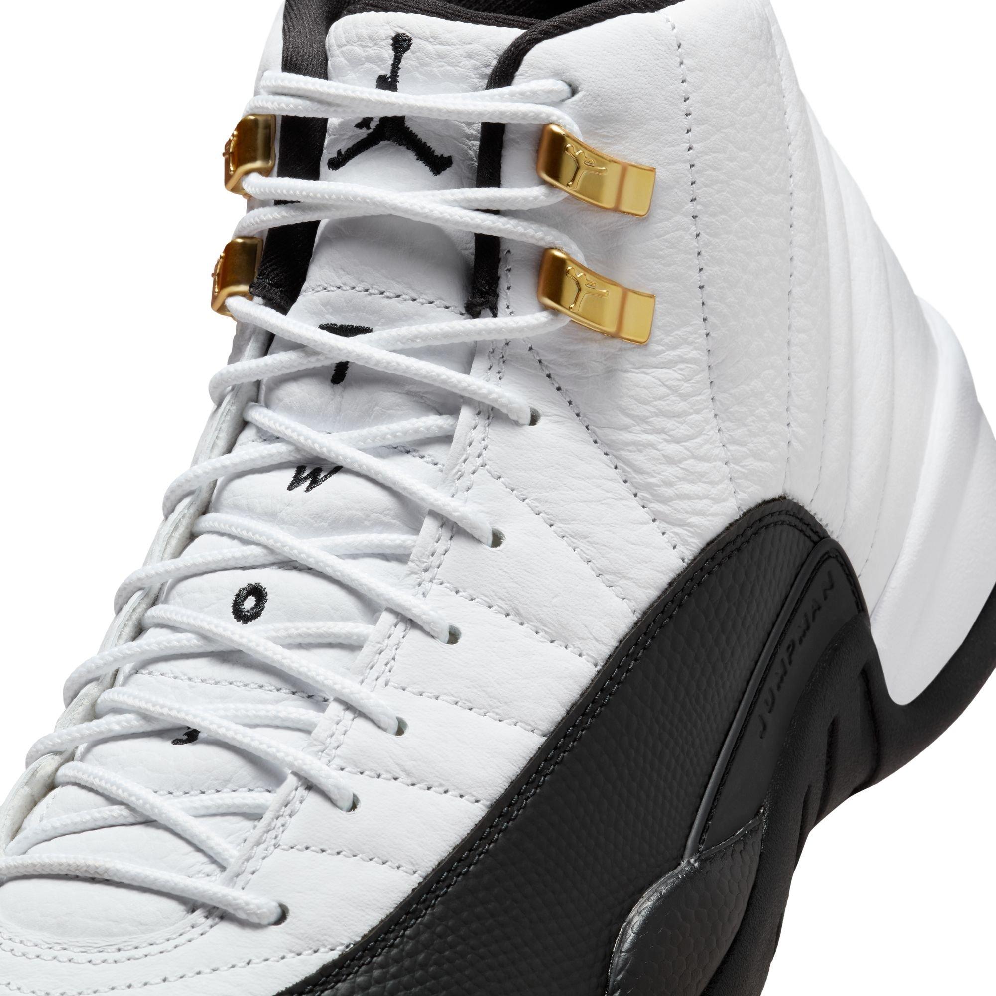 Jordan 12 Retro "Taxi" lace detail