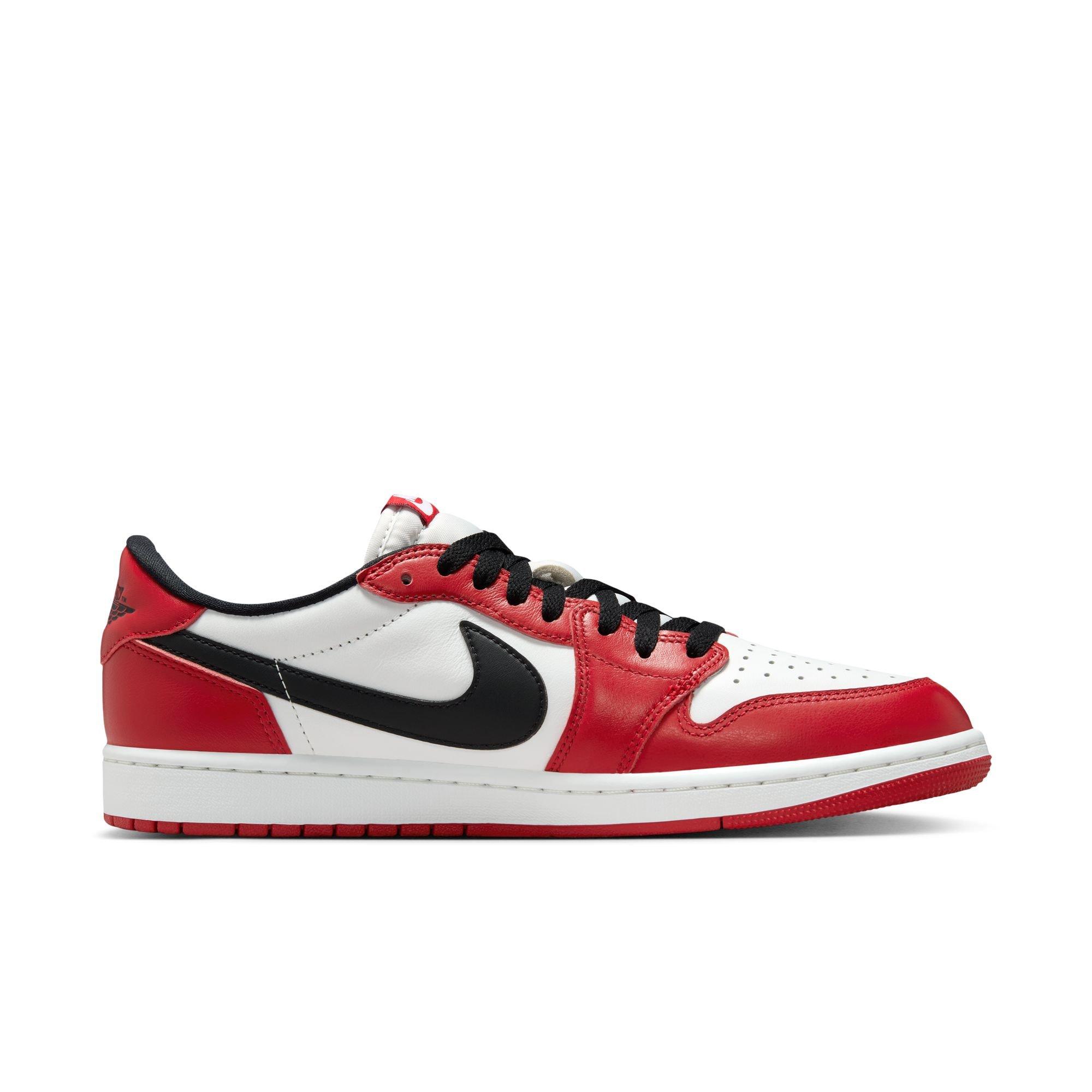 Jordan 1 Retro Low “Chicago” Side View of Shoe