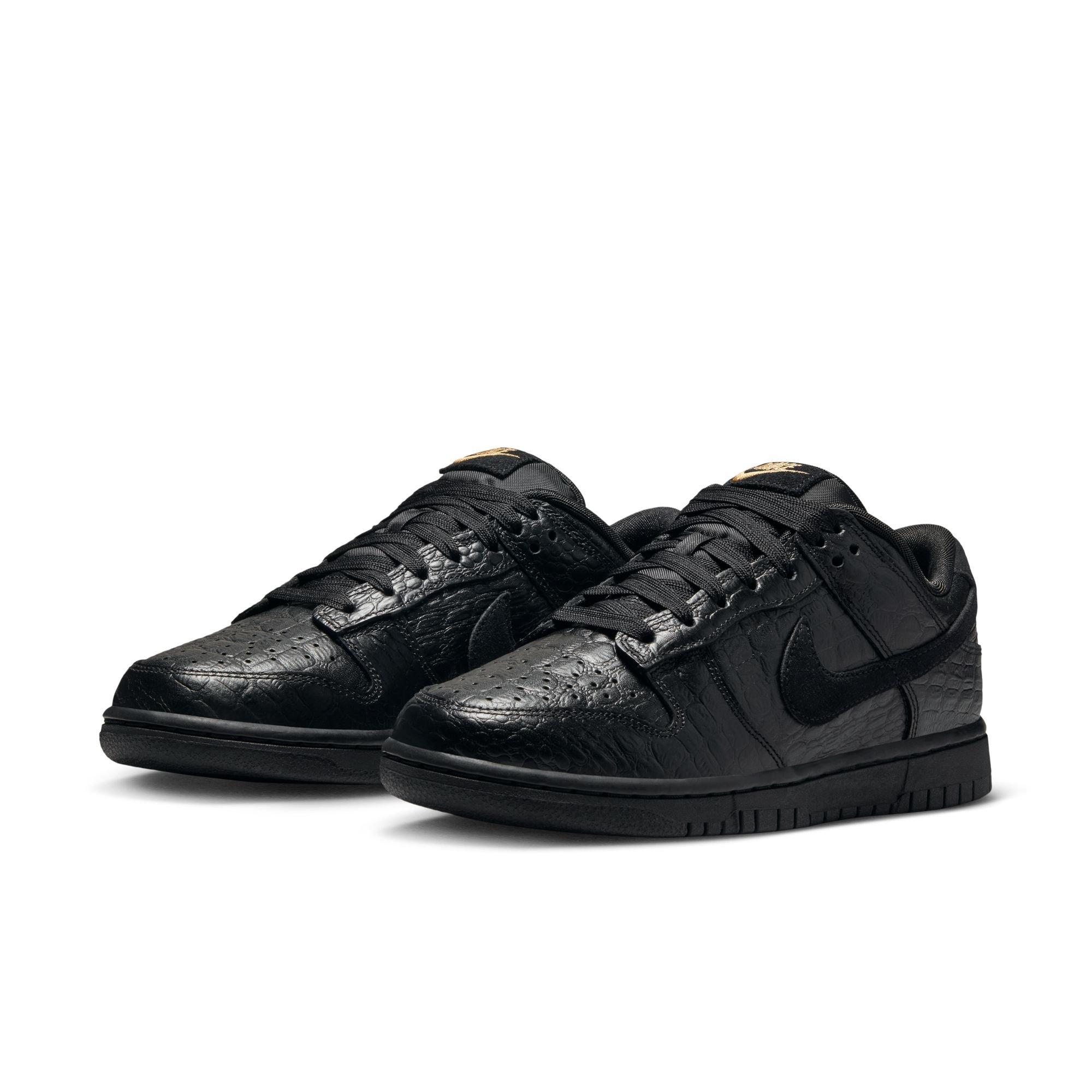 Nike Dunk Low "Black Croc" detail