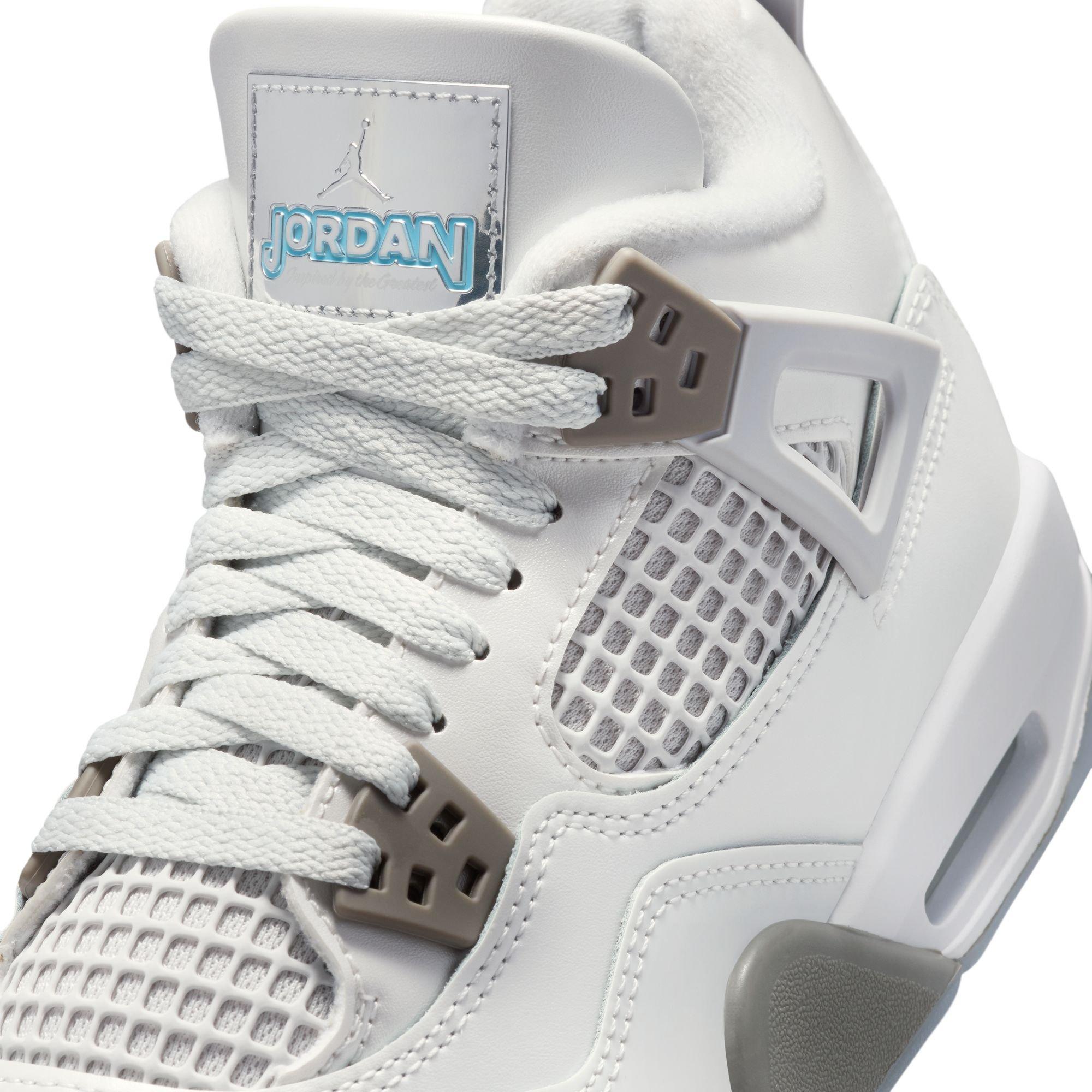 Jordan 4 Retro "Blue Chill Lace Detail