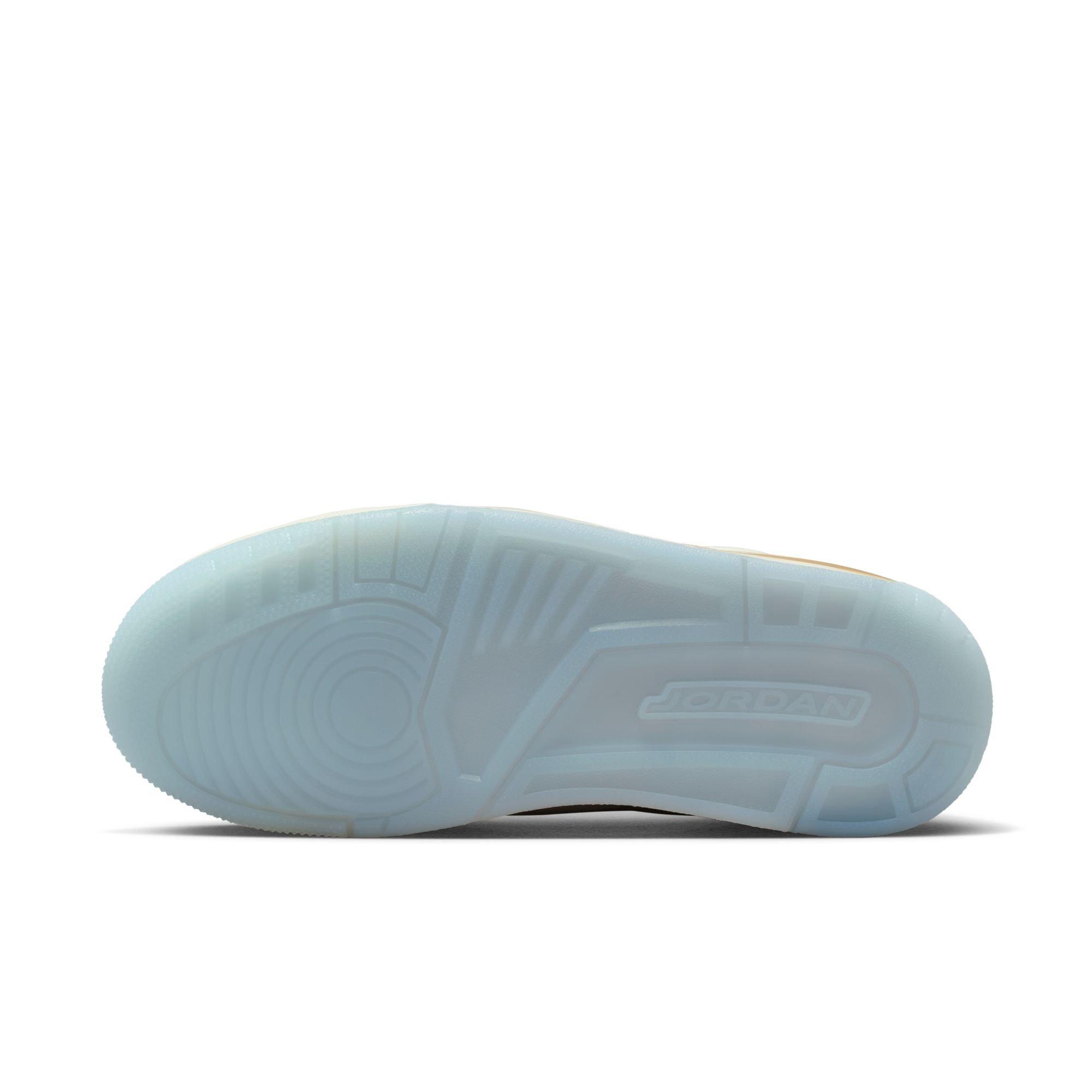 Jordan 3 Retro "Sail and Pale Ivory" Bottom of Shoe