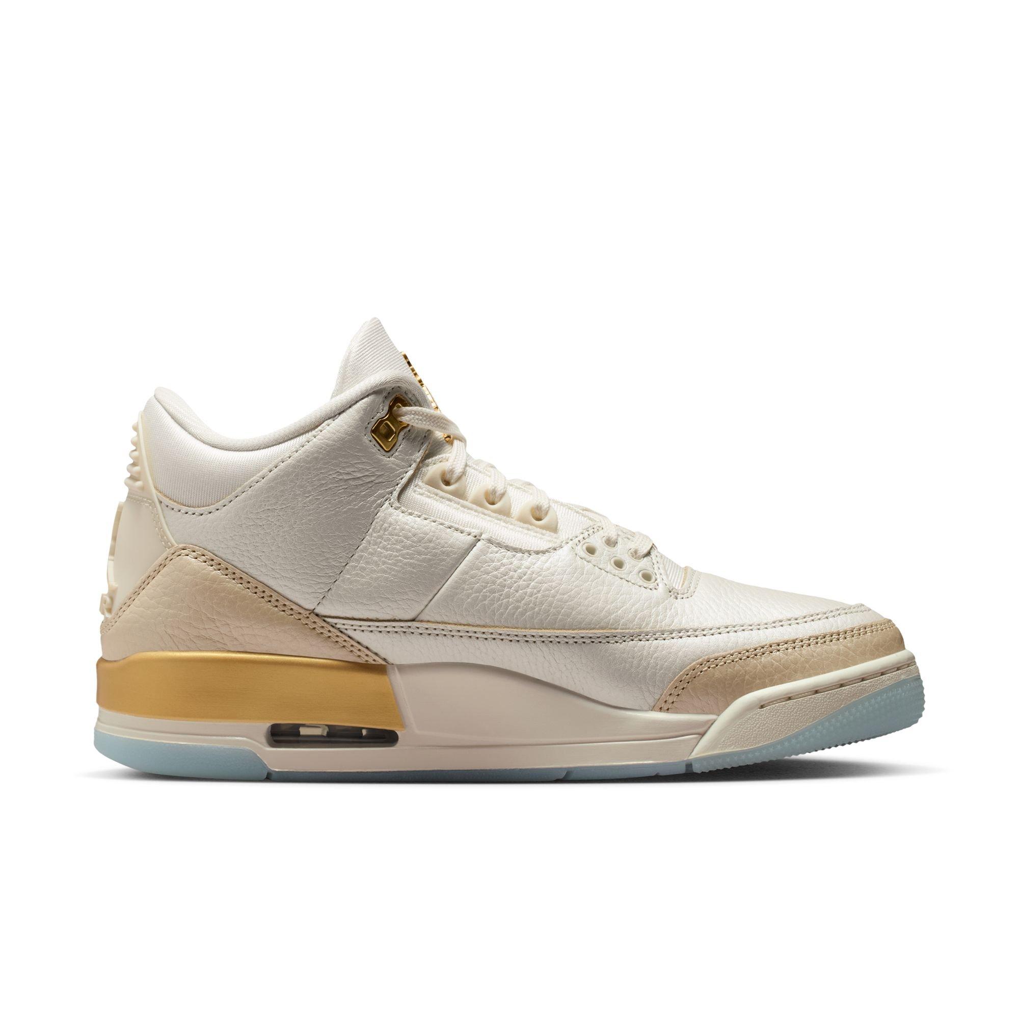 Jordan 3 Retro "Sail and Pale Ivory" Right Side of Shoe