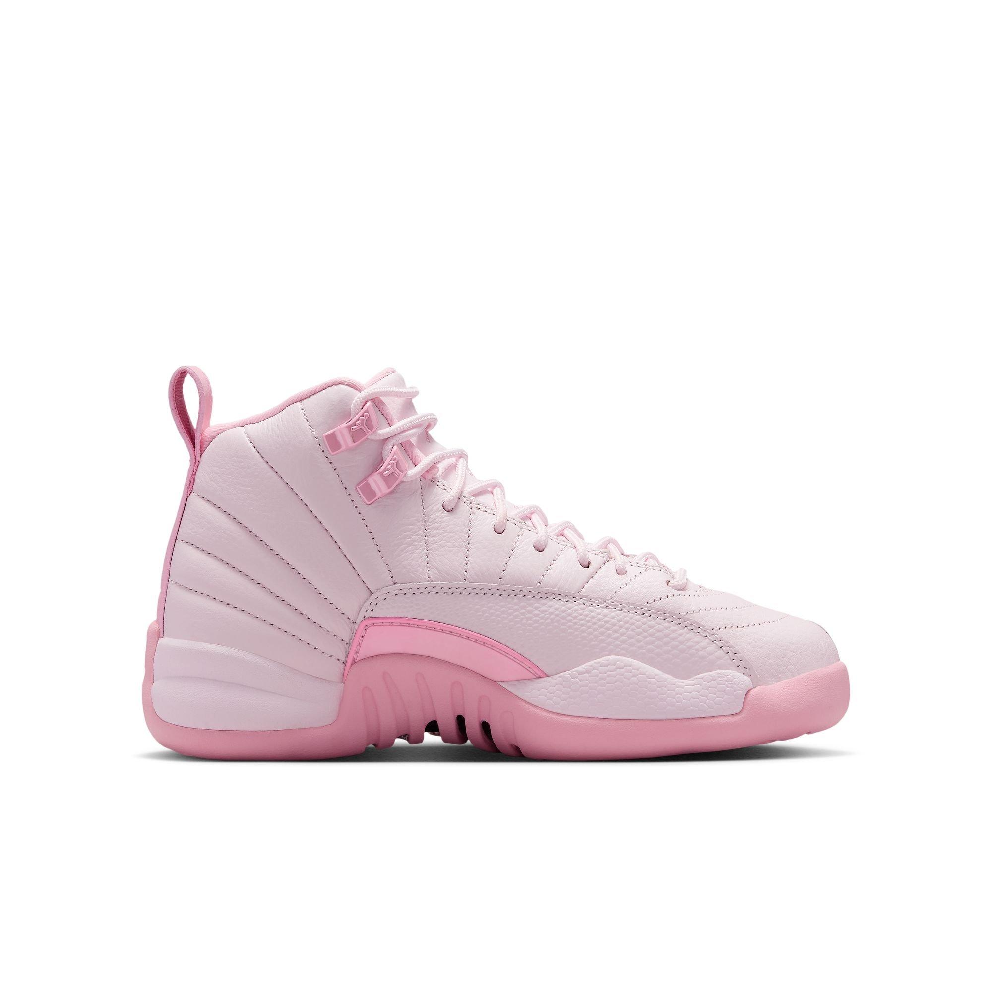 Jordan 12 Retro "Pink Snow" right side detail