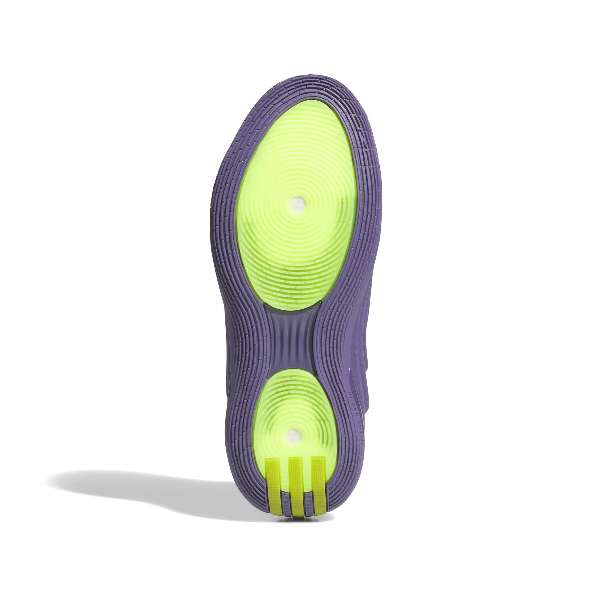 adidas Harden X "Tech Purple" bottom of shoes