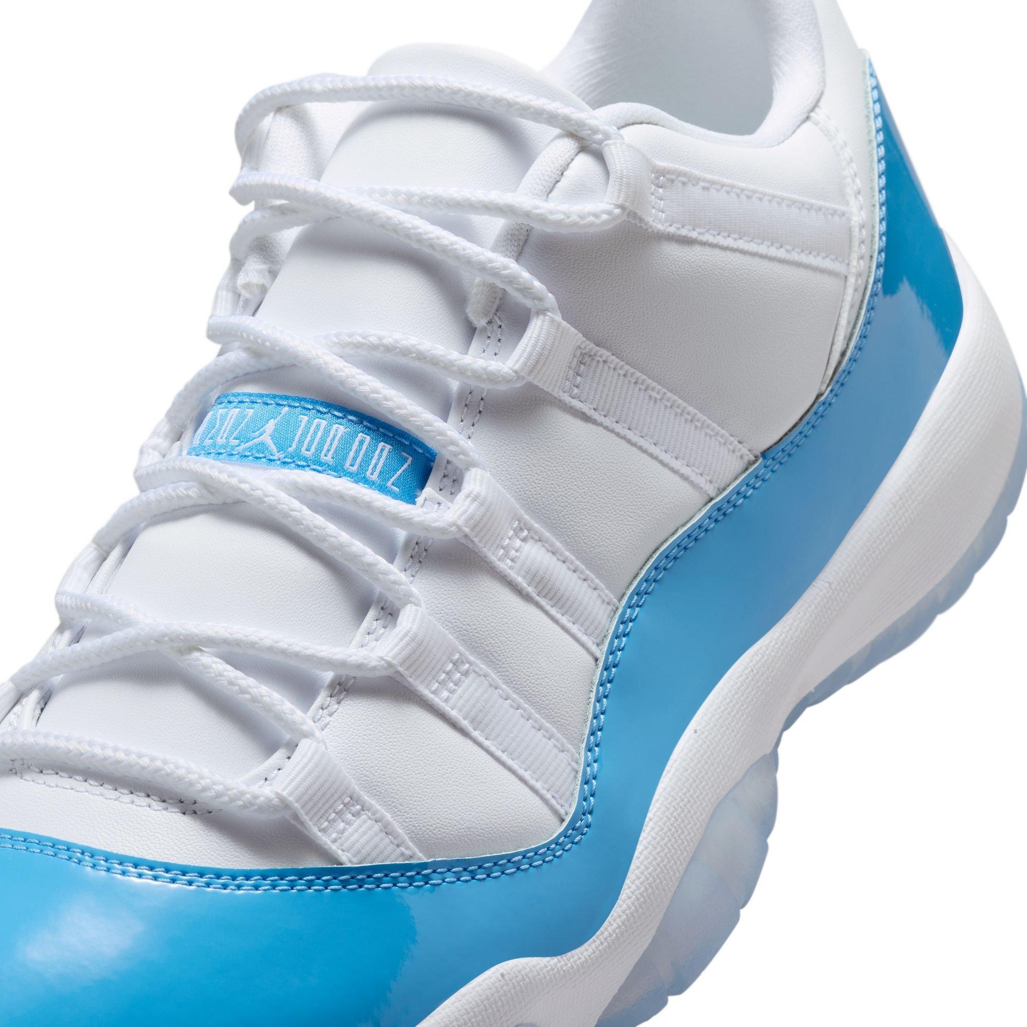 Jordan 11 Retro Low "White and University Blue" Lacing Unit