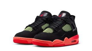 Jordan 4 Retro "Black & Infrared 23"