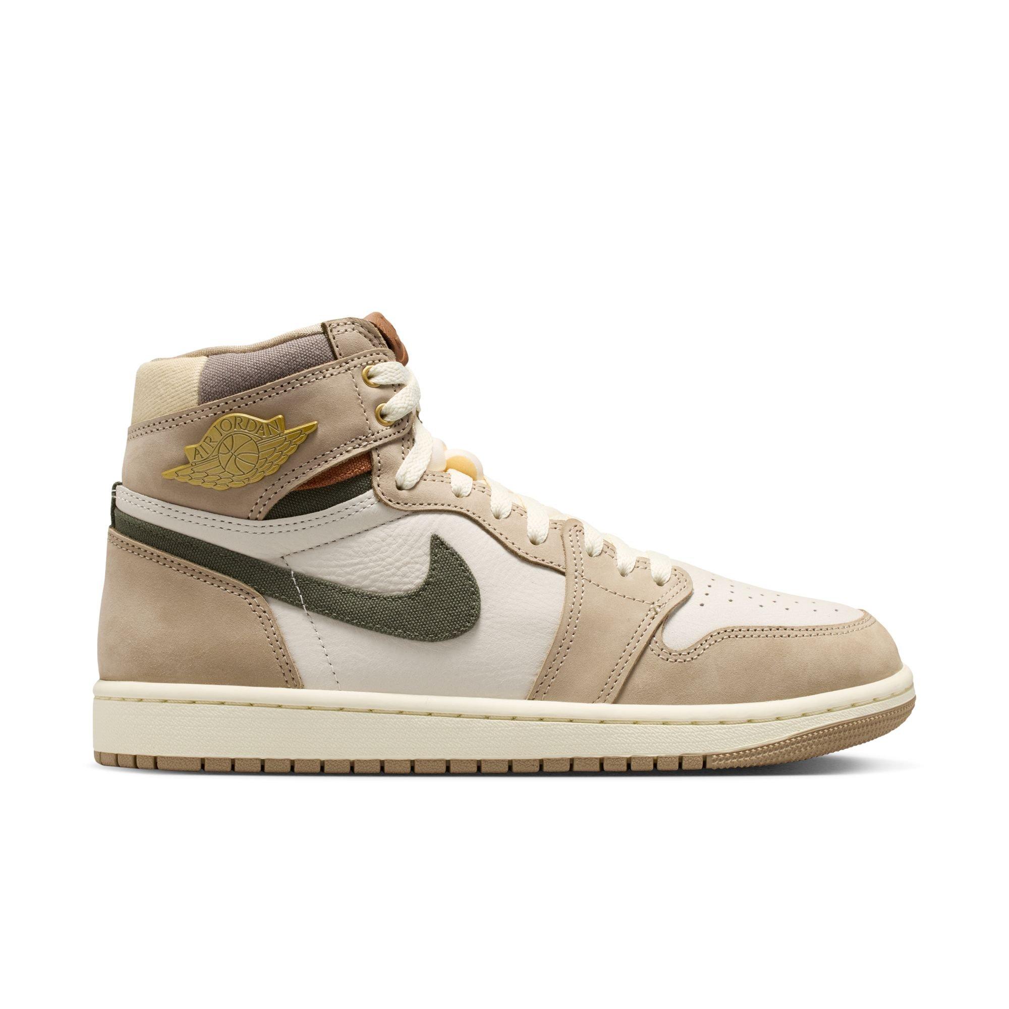 Jordan 1 Retro High OG "Khaki" Side View of Shoe