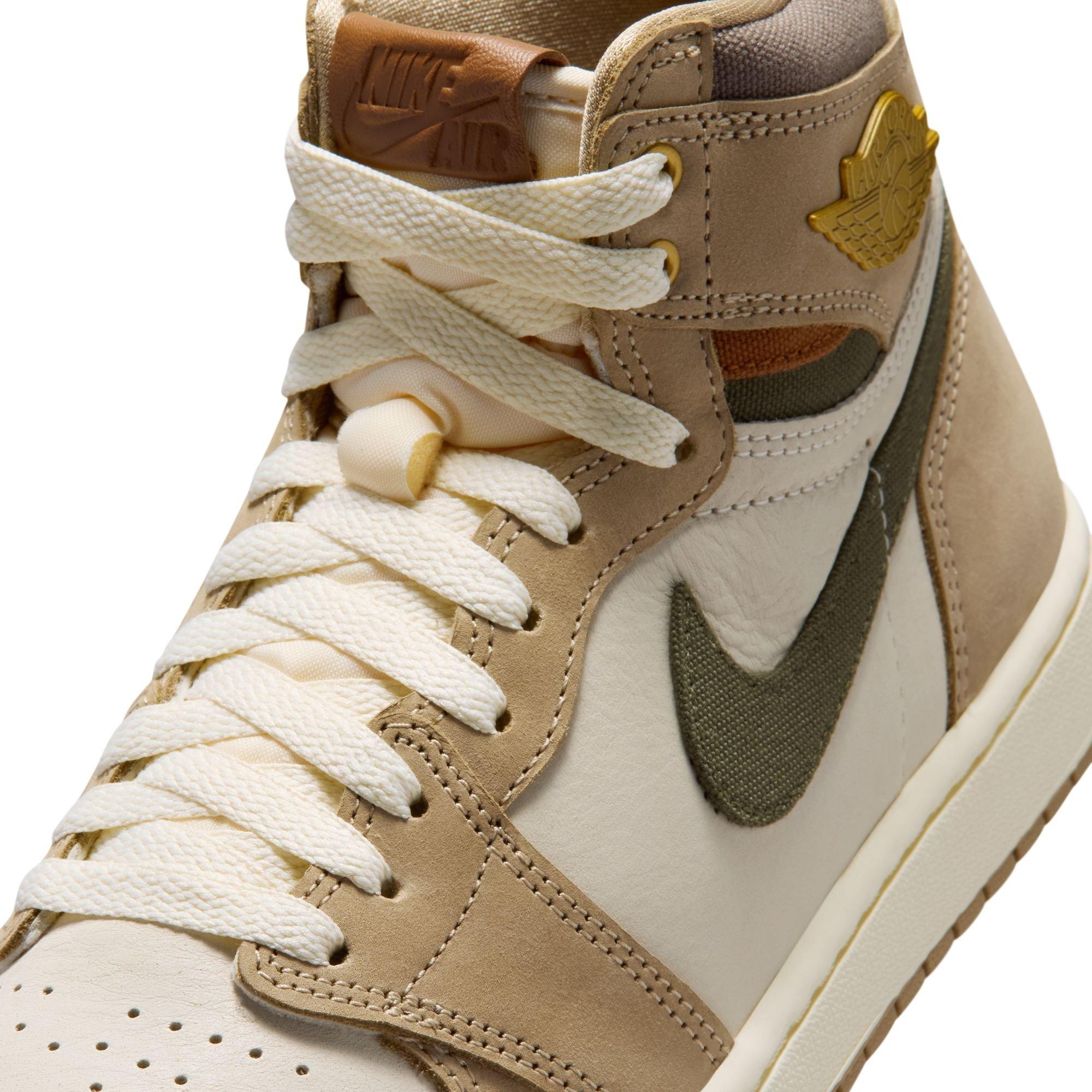 Jordan 1 Retro High OG "Khaki" Lace Detail