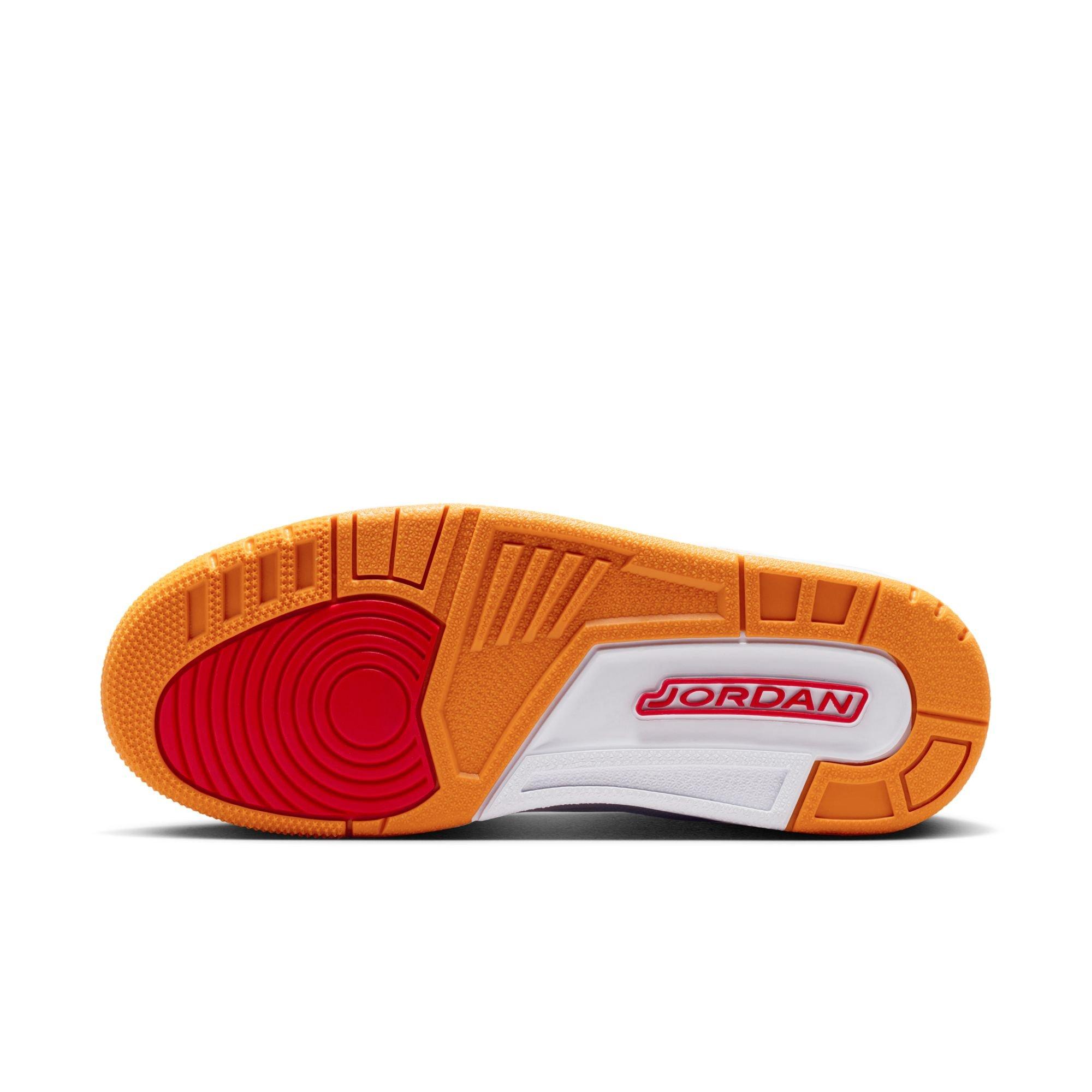 Jordan Retro 3 "Orange Citrus" Bottom of Shoes