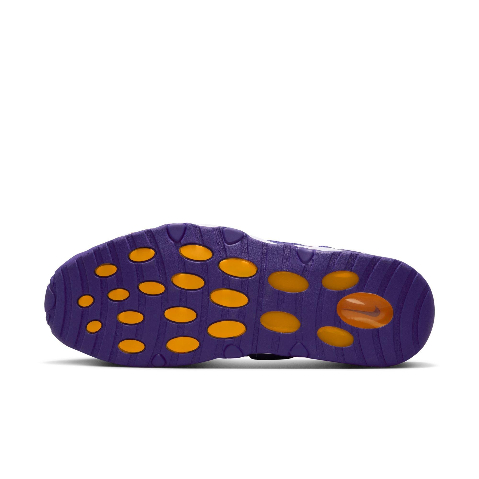 Nike Air Max Uptempo "Lakers" Bottom of Shoes