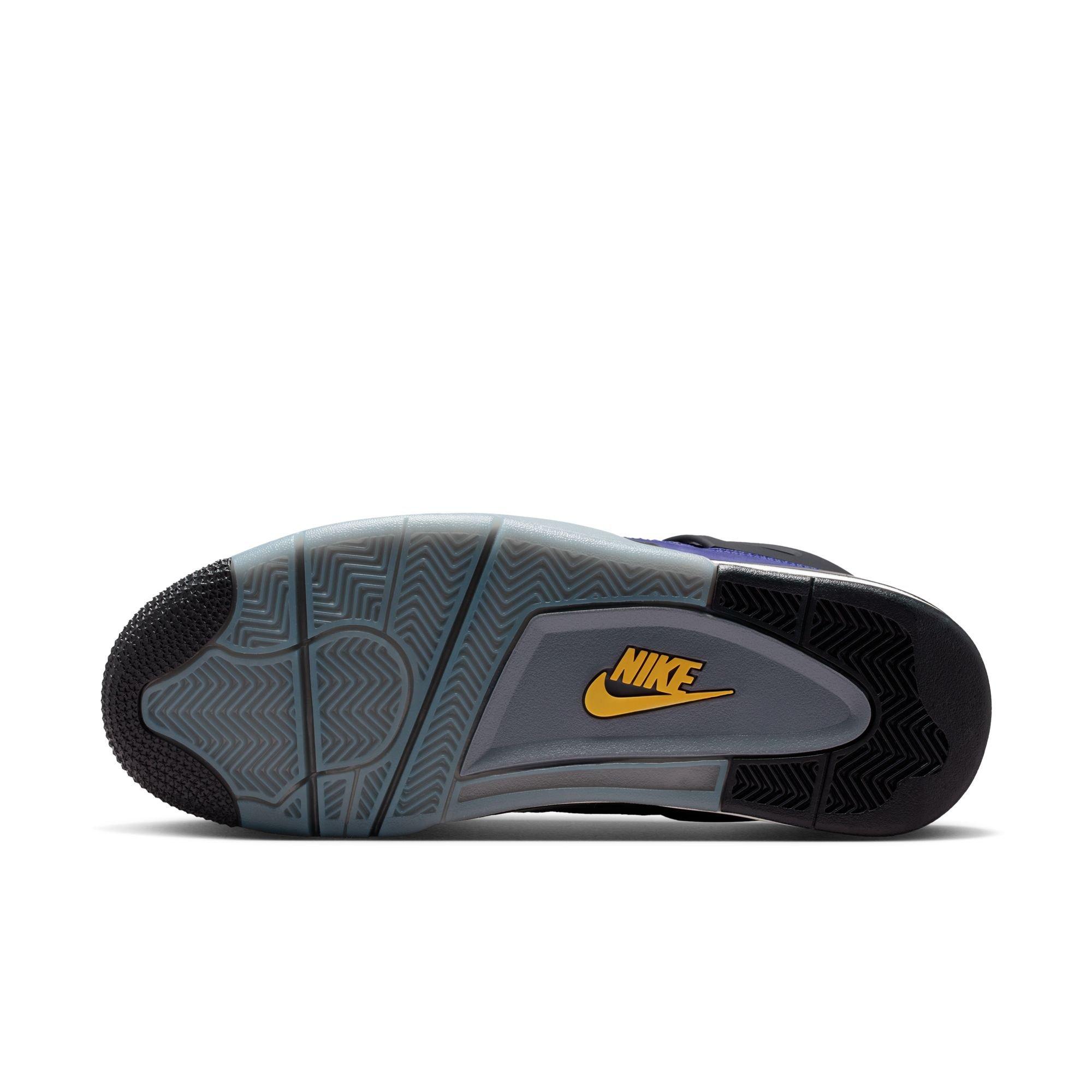 Jordan 4 Retro "Imperial Purple" bottom of shoes