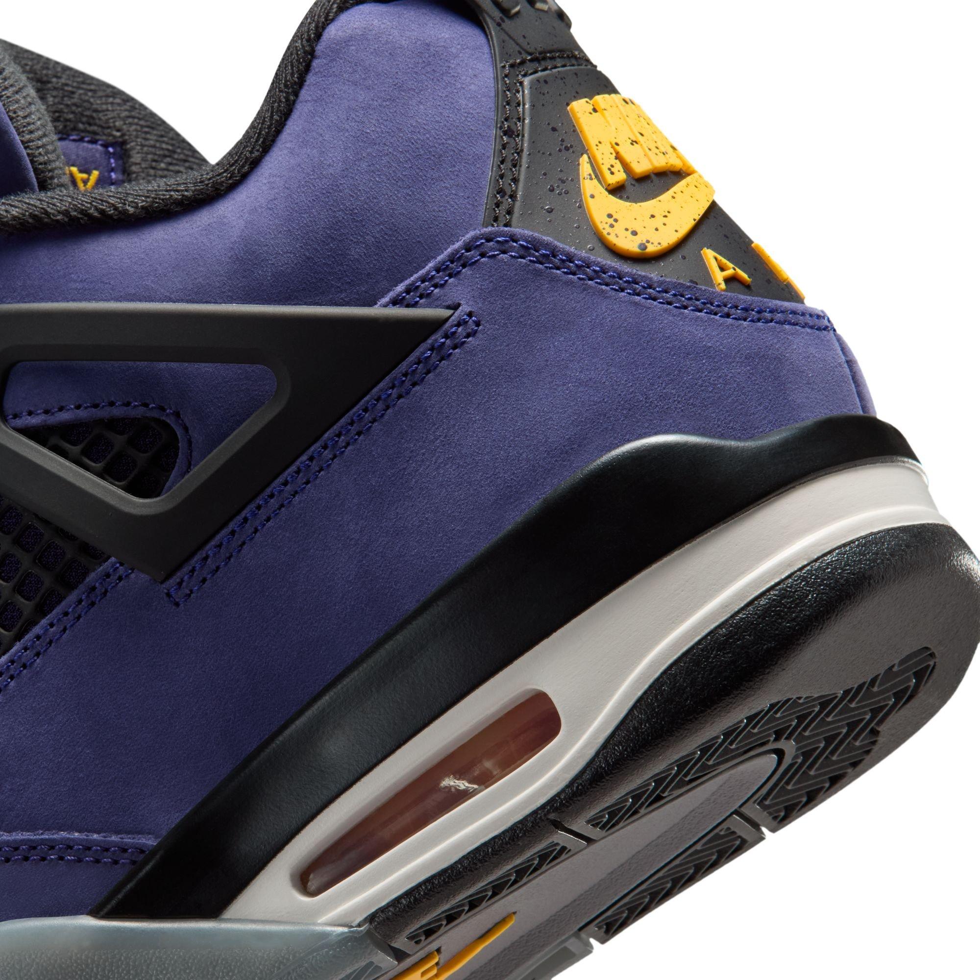 Jordan 4 Retro "Imperial Purple" heel detail