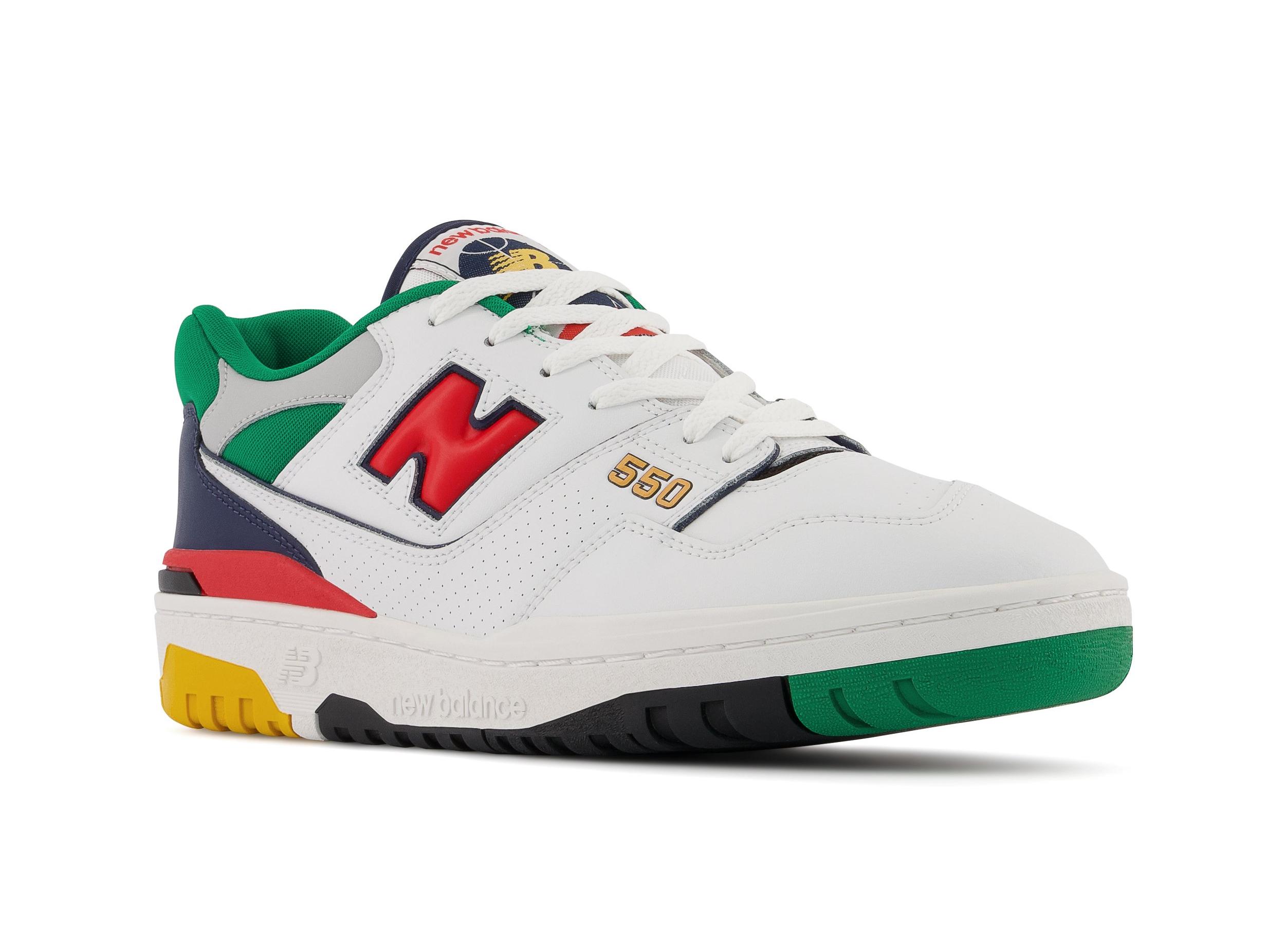 Sneakers Release – New Balance 550 “White/Multicolor” Men’s Shoe ...