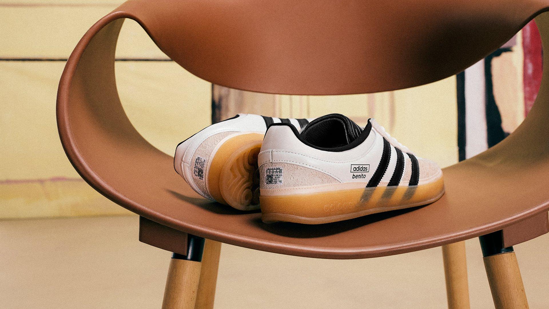 adidas Originals Bad Bunny Gazelle "White/Black" Men's Shoe Back of Shoe