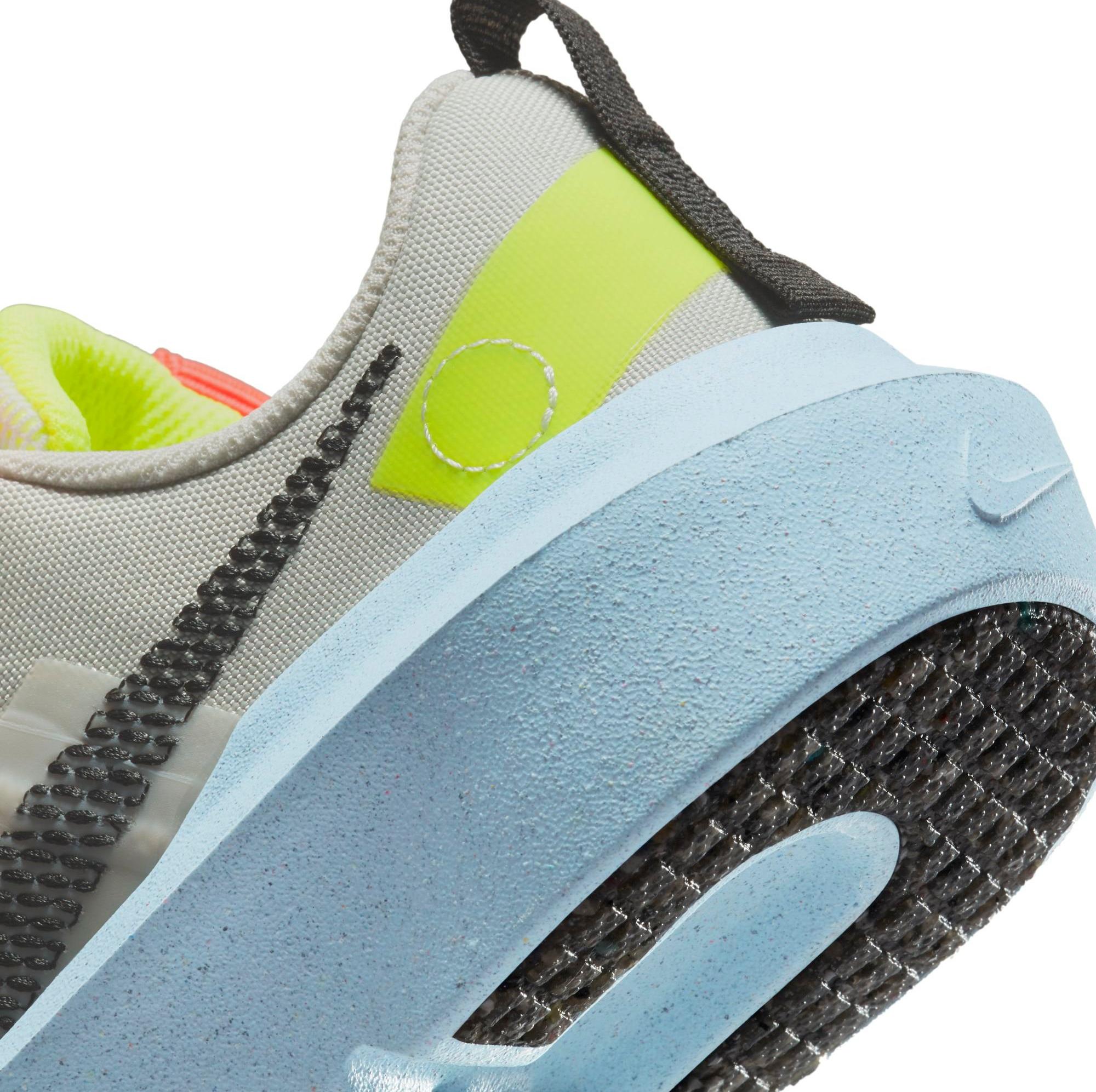 Nike Crater Impact  "Light Bone/Black/Volt" Kids' Shoe