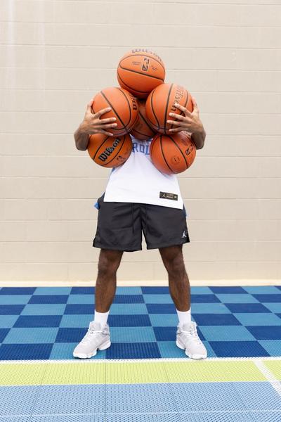 More Gear for Summer Hoops - Guy Dunking in Nike Gear