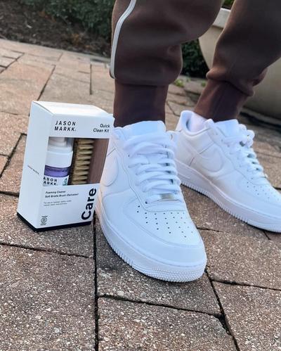 Jason Markk Quick Clean Kit and Air Force 1s