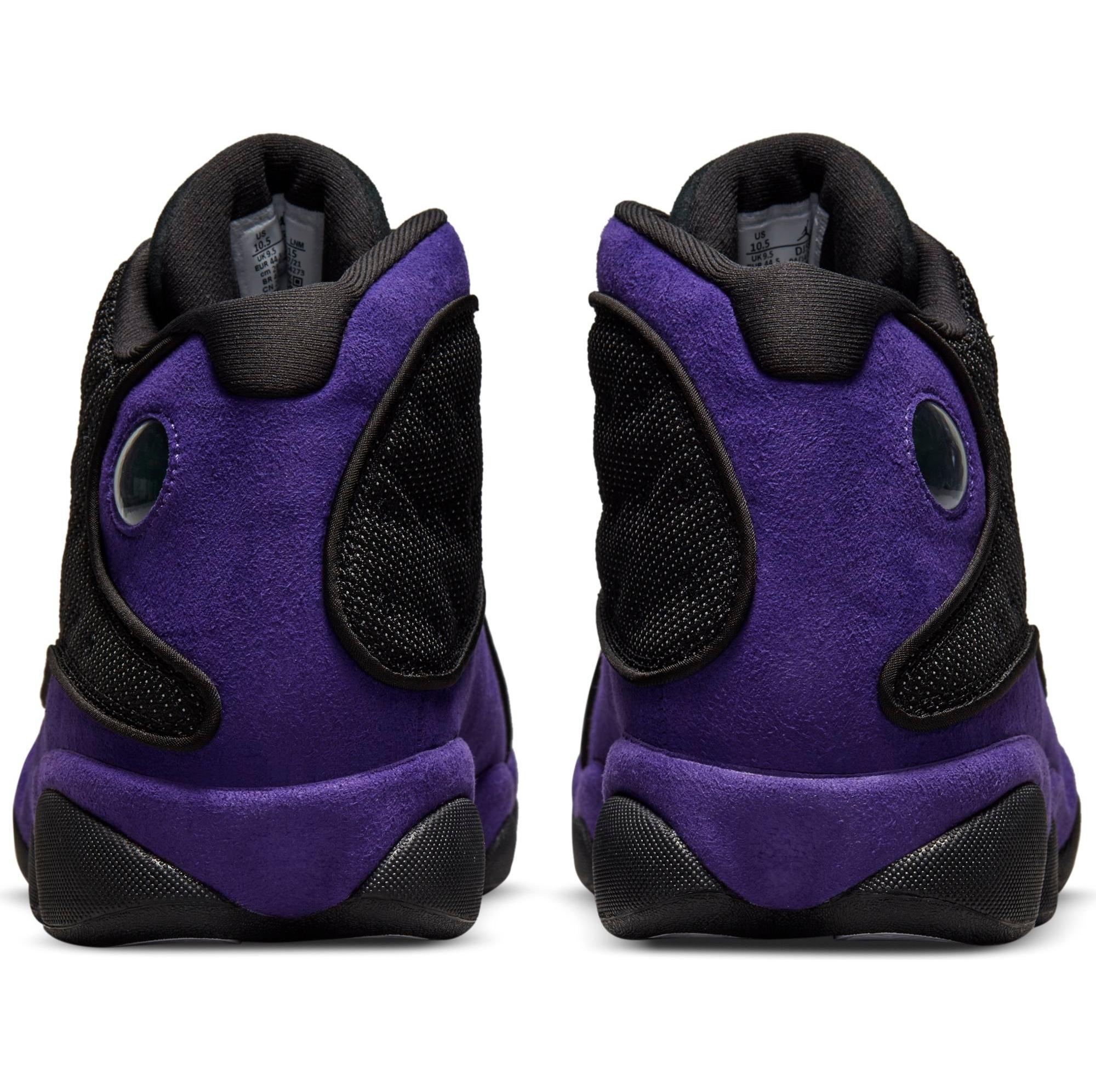 Jordan 13 black outlet purple