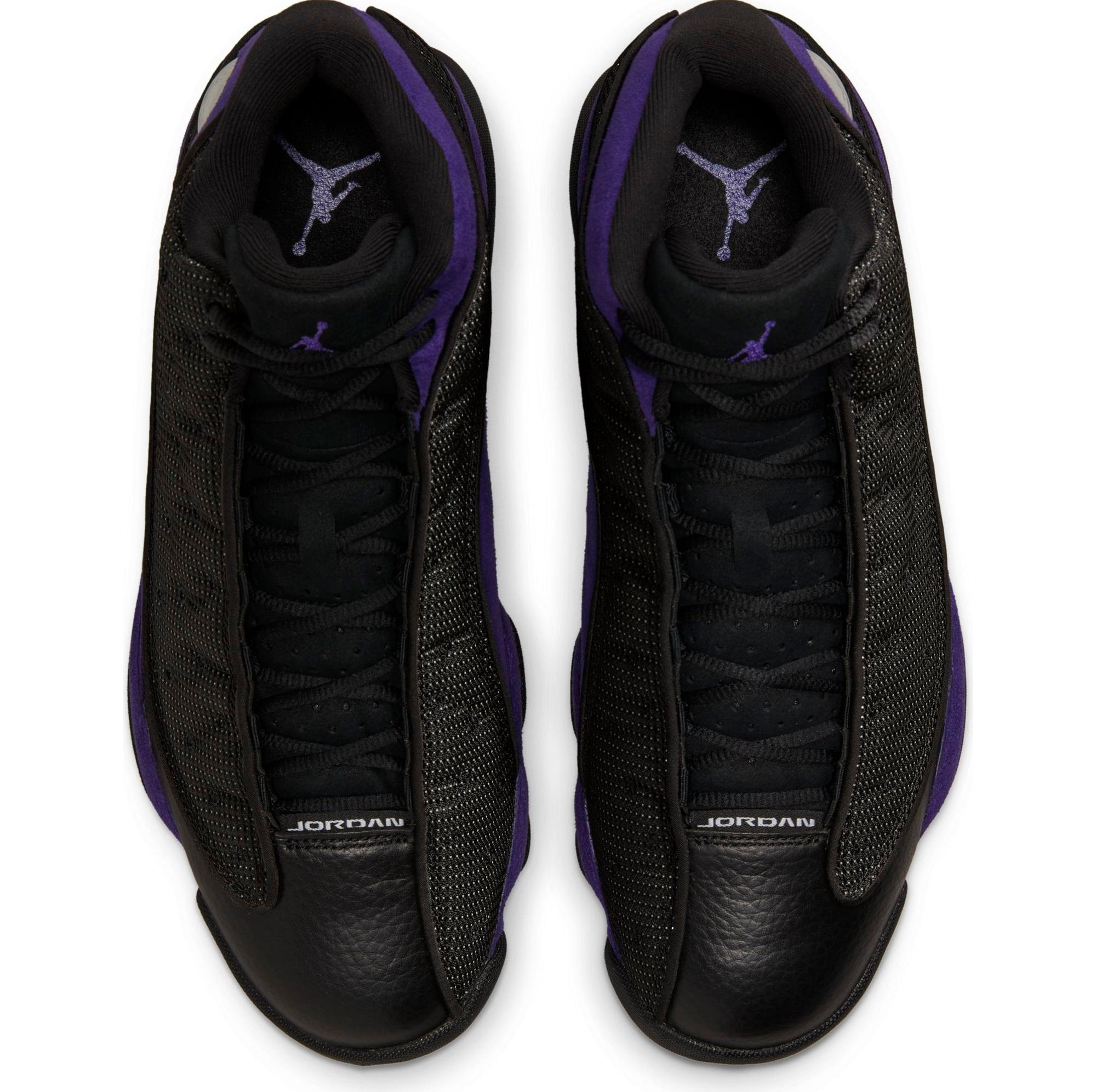 Jordan 13 cheap black purple