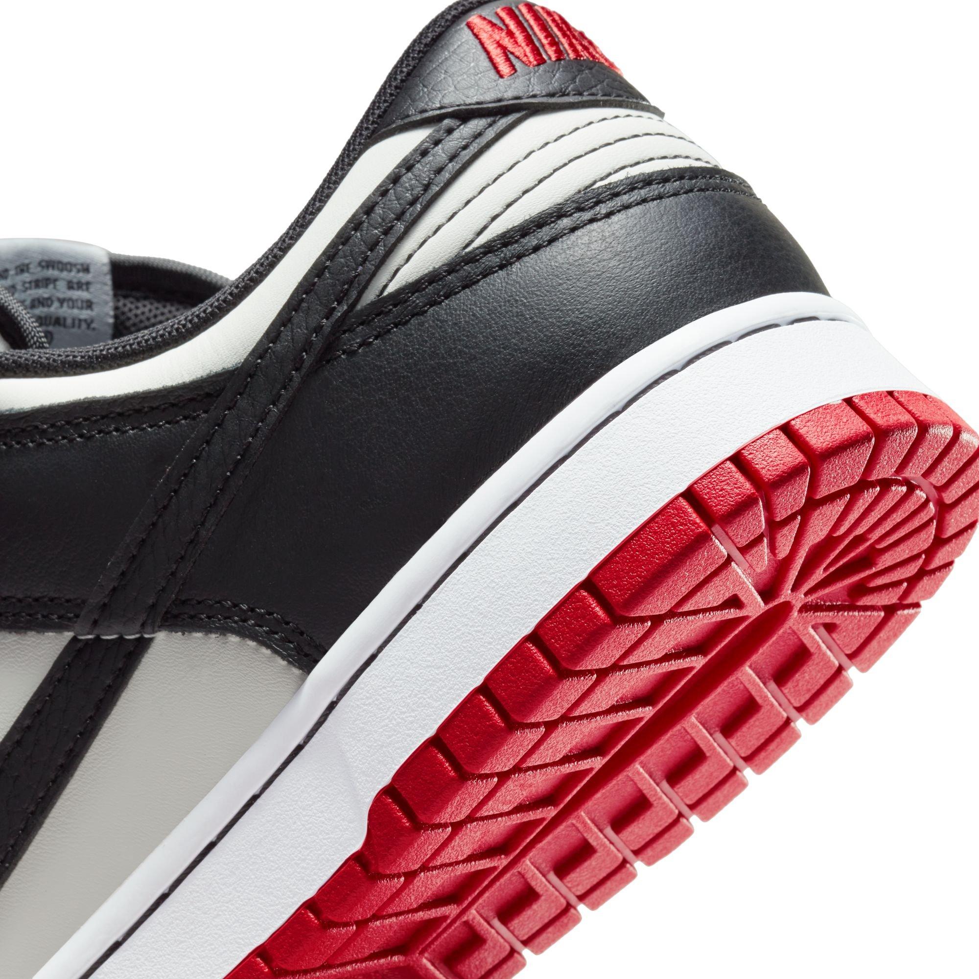 dunks red black white