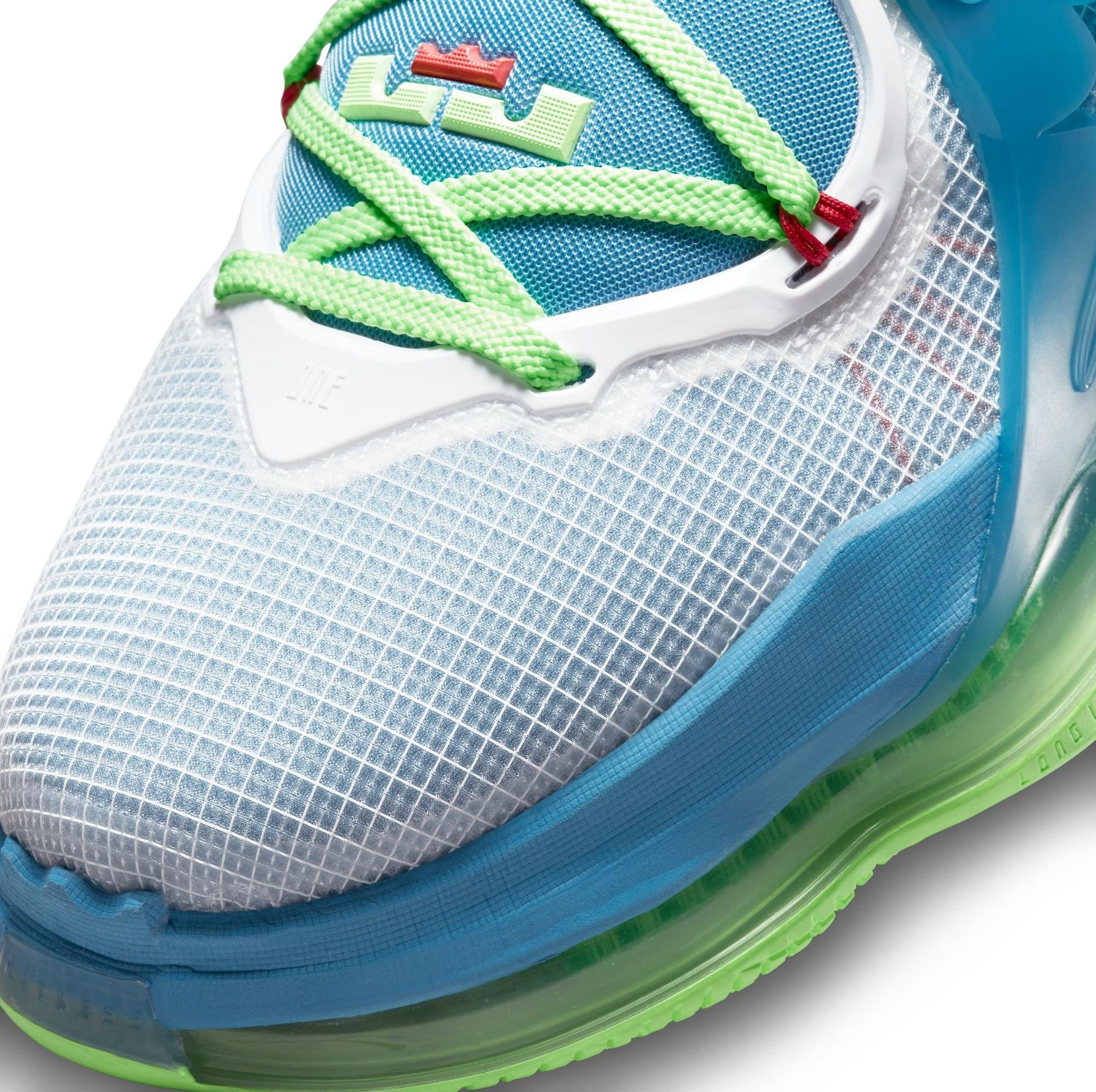 Sneakers Release – Nike LeBron 19 “Dutch Blue/Pomegranate/Lime Glow ...