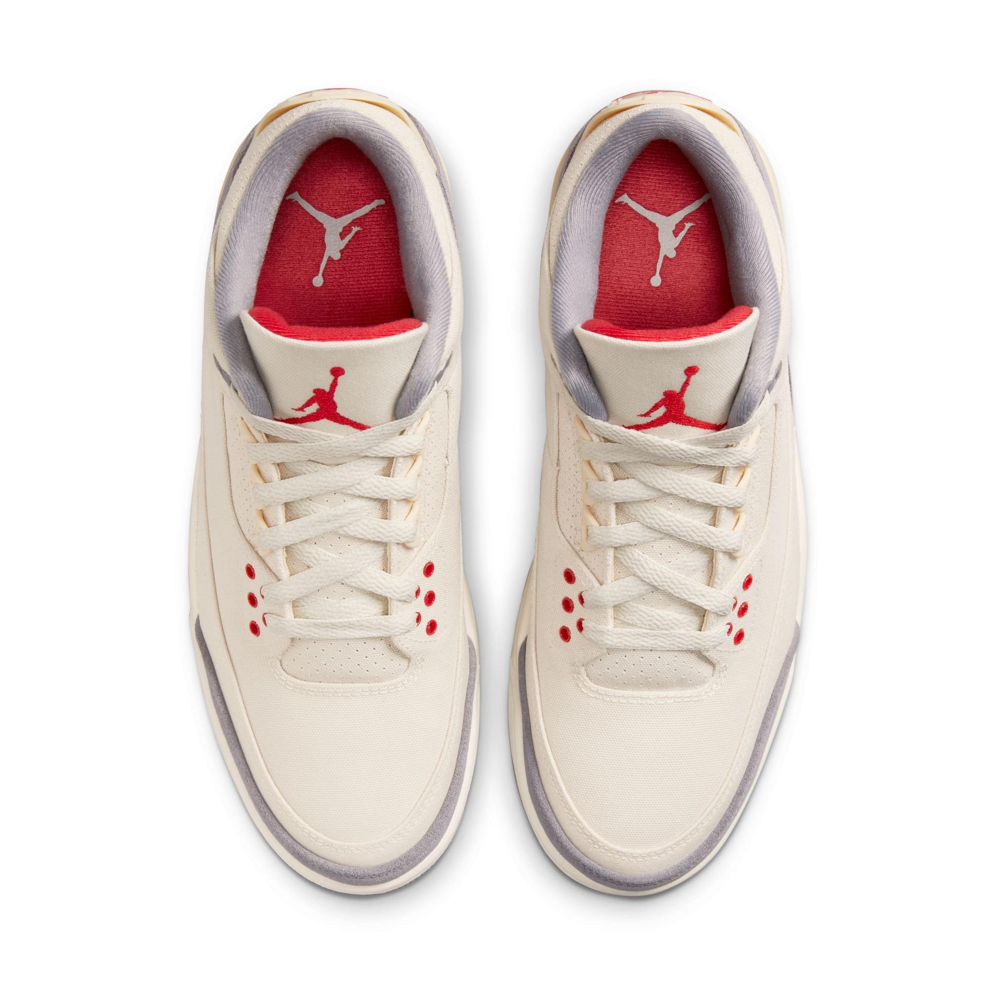Top view of the AJ 3 Retro "Muslin," out 3/25
