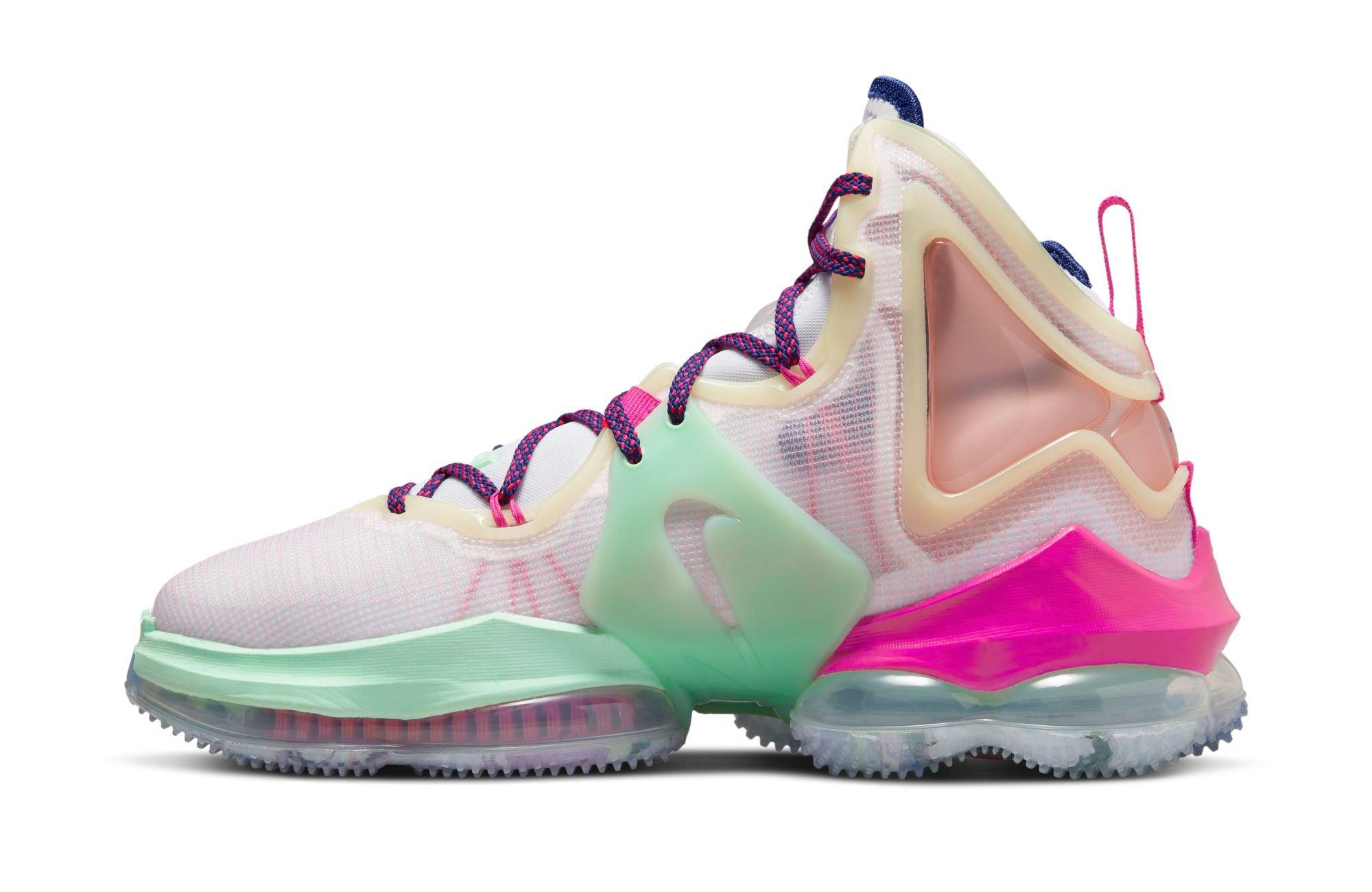 Nike LeBron 19 "Multicolor" Men's Basketball Shoe side view