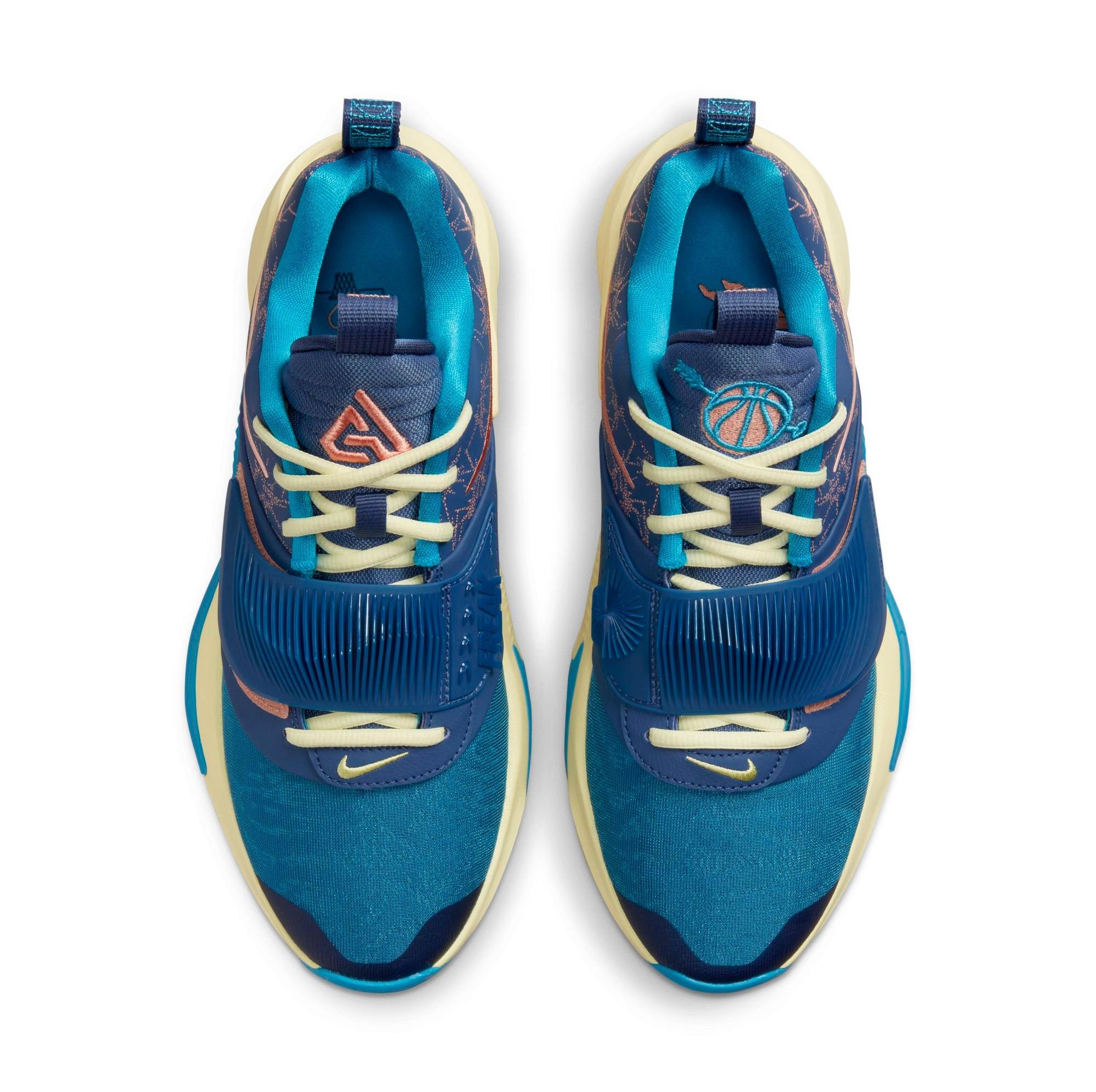 Nike Zoom Freak 3 "Valentine's Day" Multi-Color/Citron Tint/Laser Blue top view