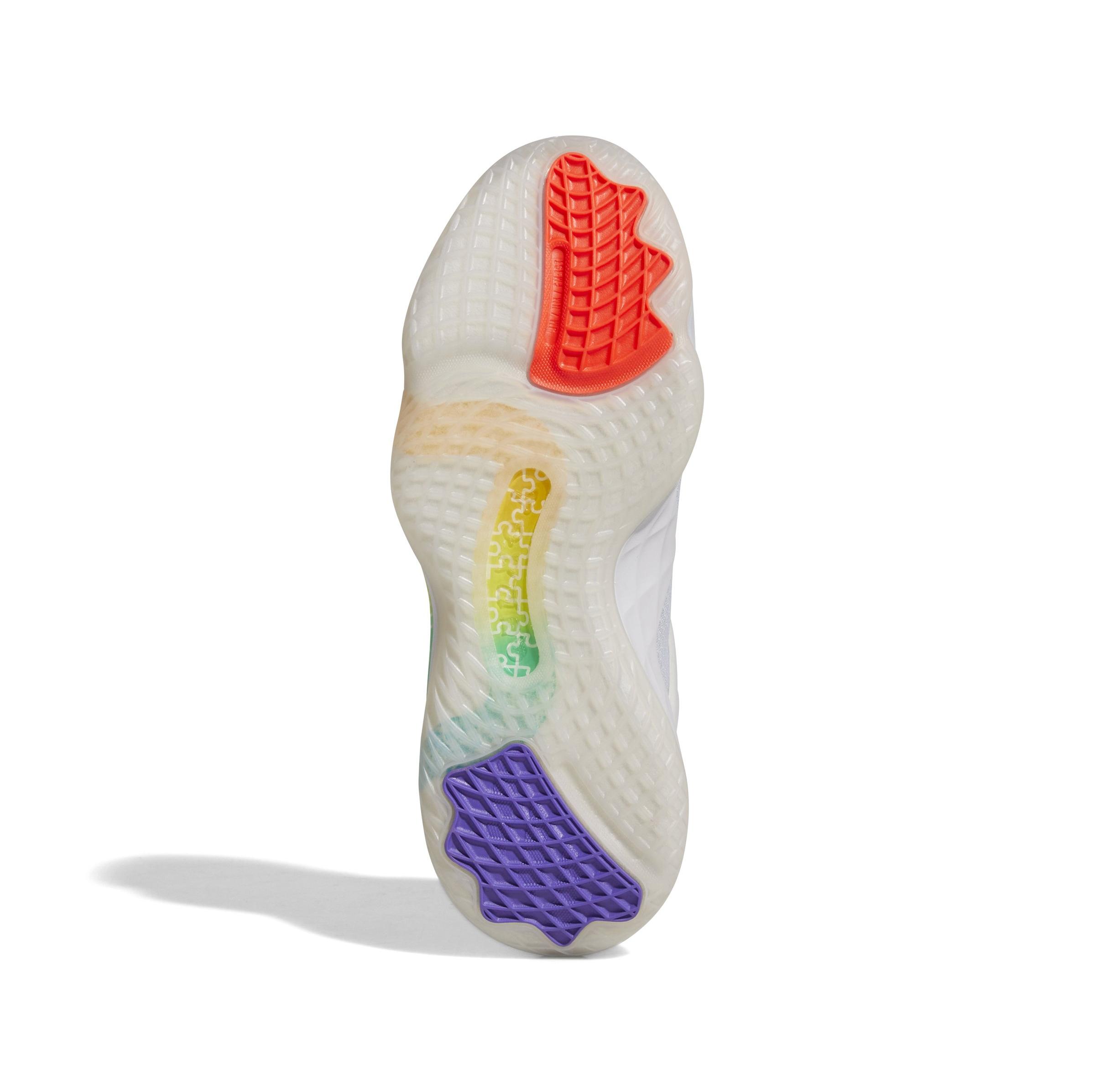 adidas D.O.N. Issue #3 "Clear Grey/Multi-Color" Men's basketball shoe bottom