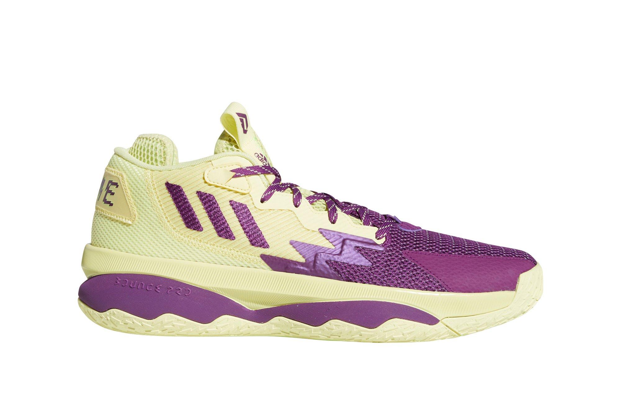 Purple and green hot sale basketball shoes