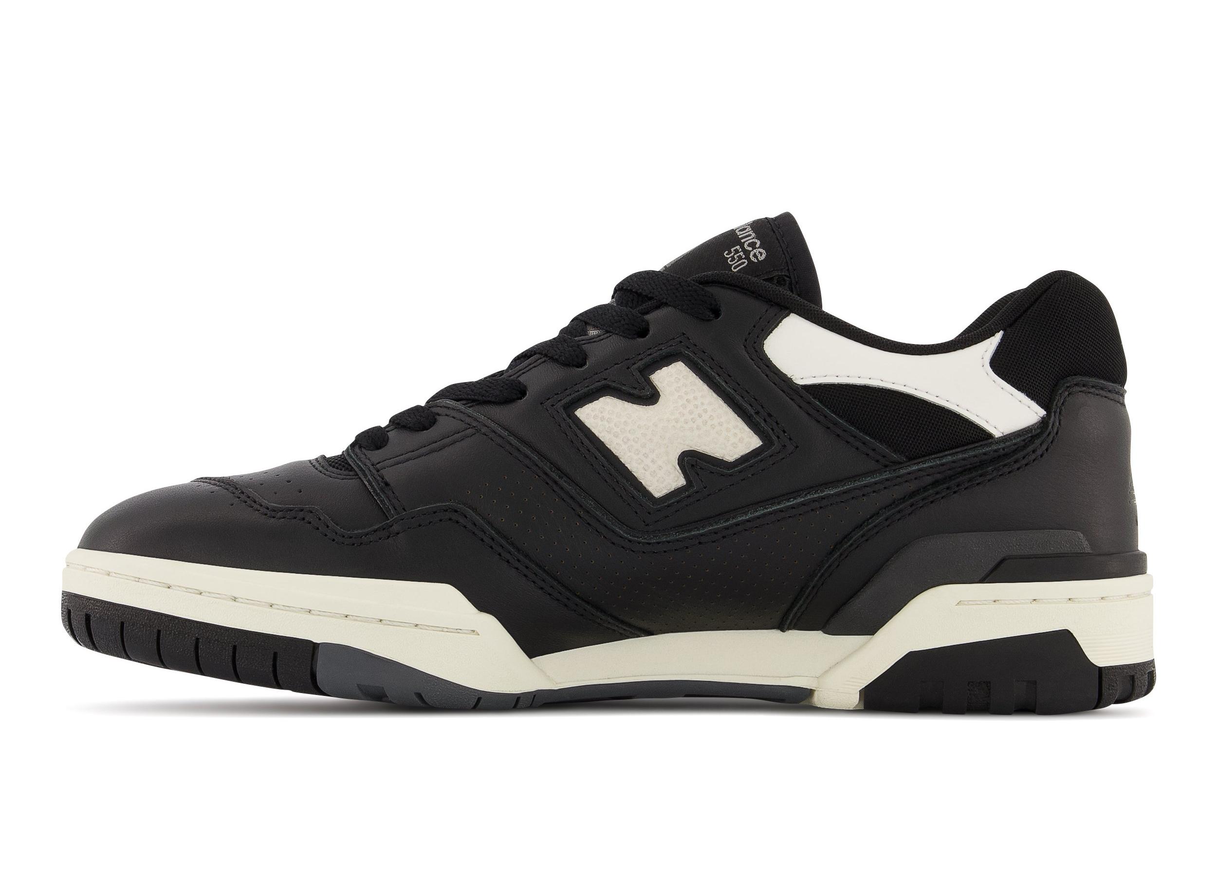 Black/White/Sail New Balance 550 "Panda" men's shoe launching 7/1/22