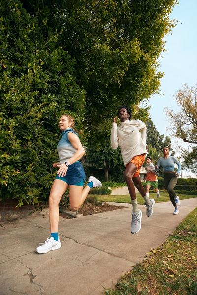 Going Green - People running in Nike gear