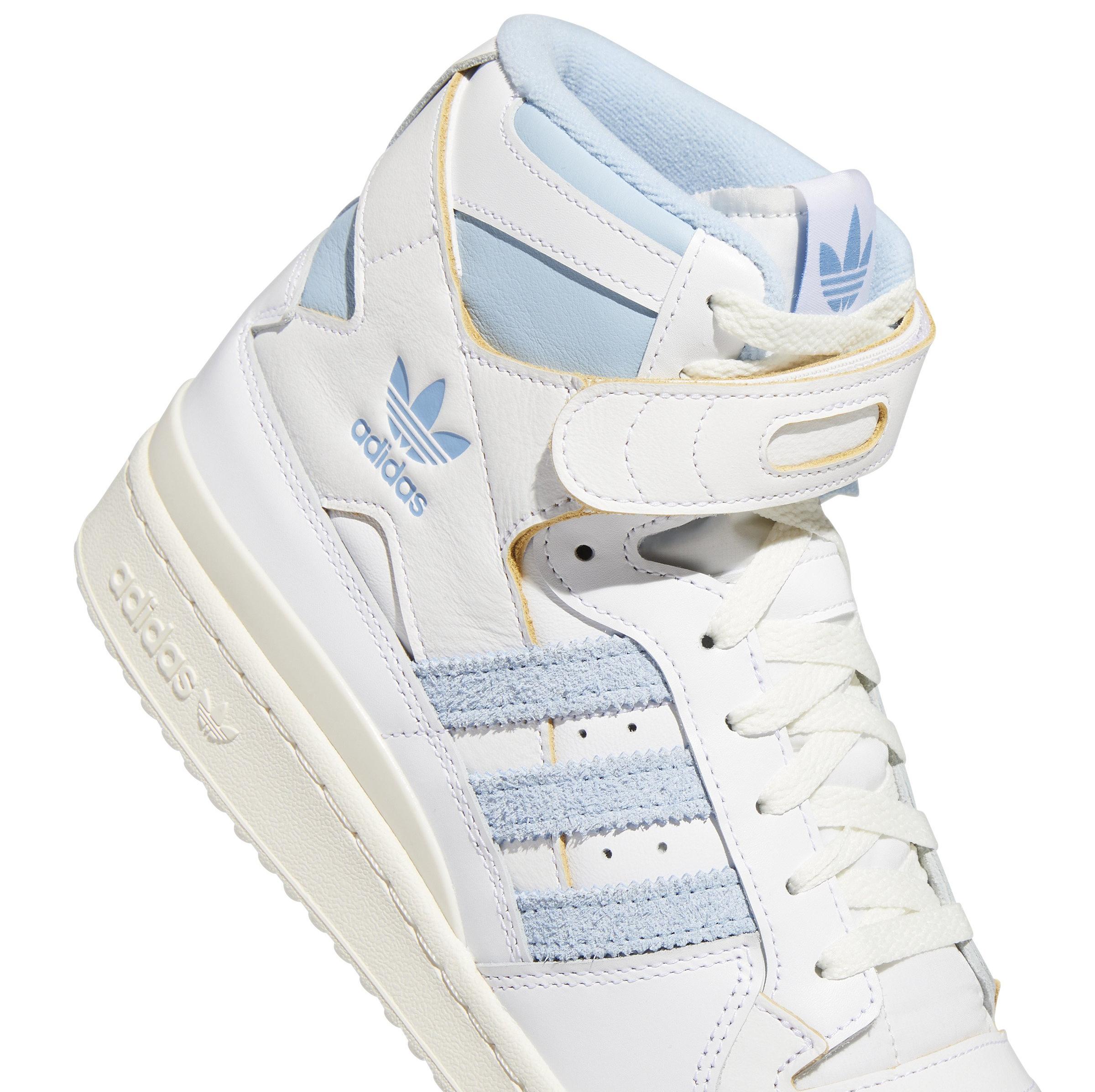 adidas Forum 84 High "White/Off-White/Clear Sky" Men's Shoe heel side
