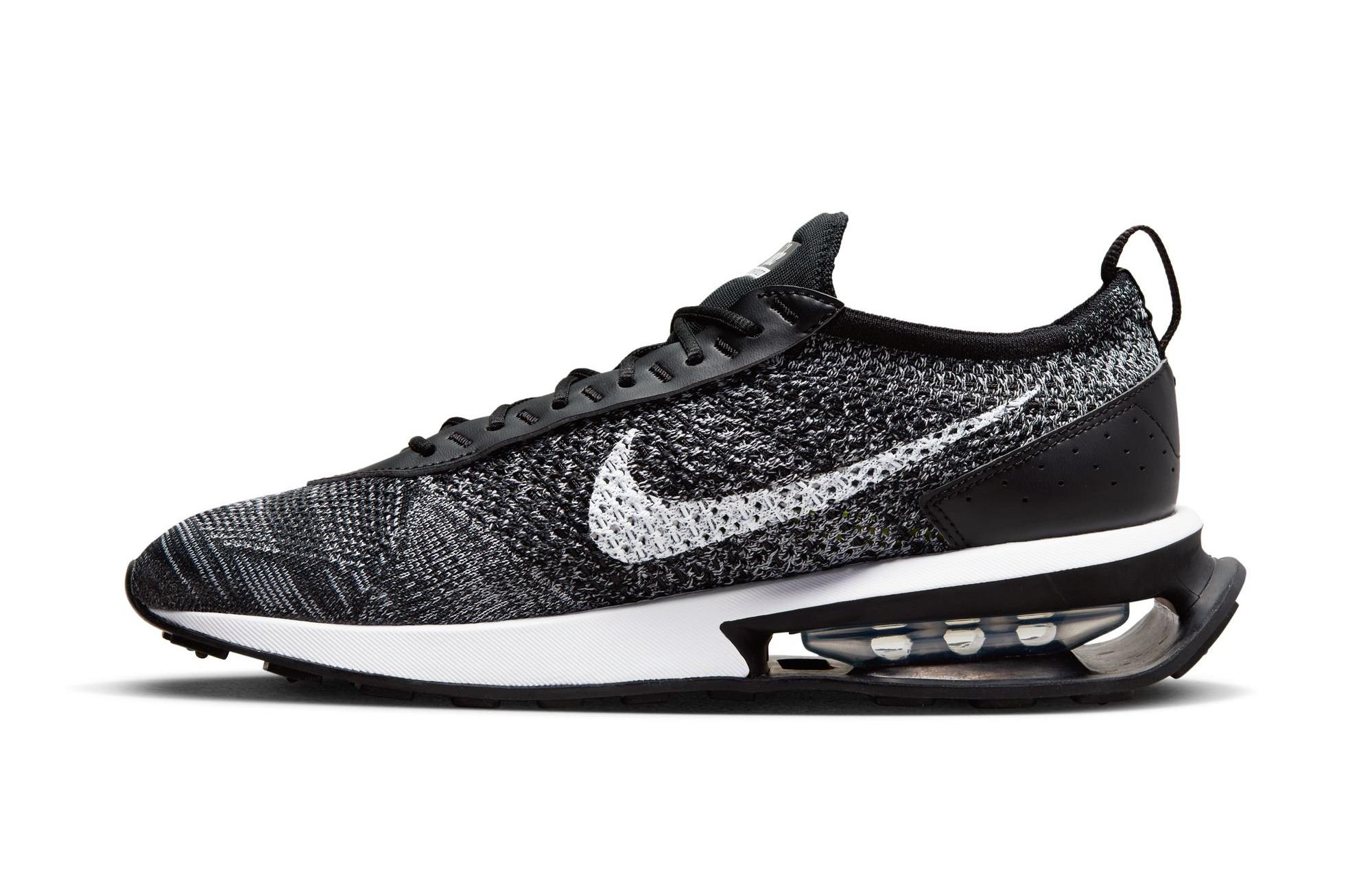 Nike Air Max Flyknit Racer "Black/White" left