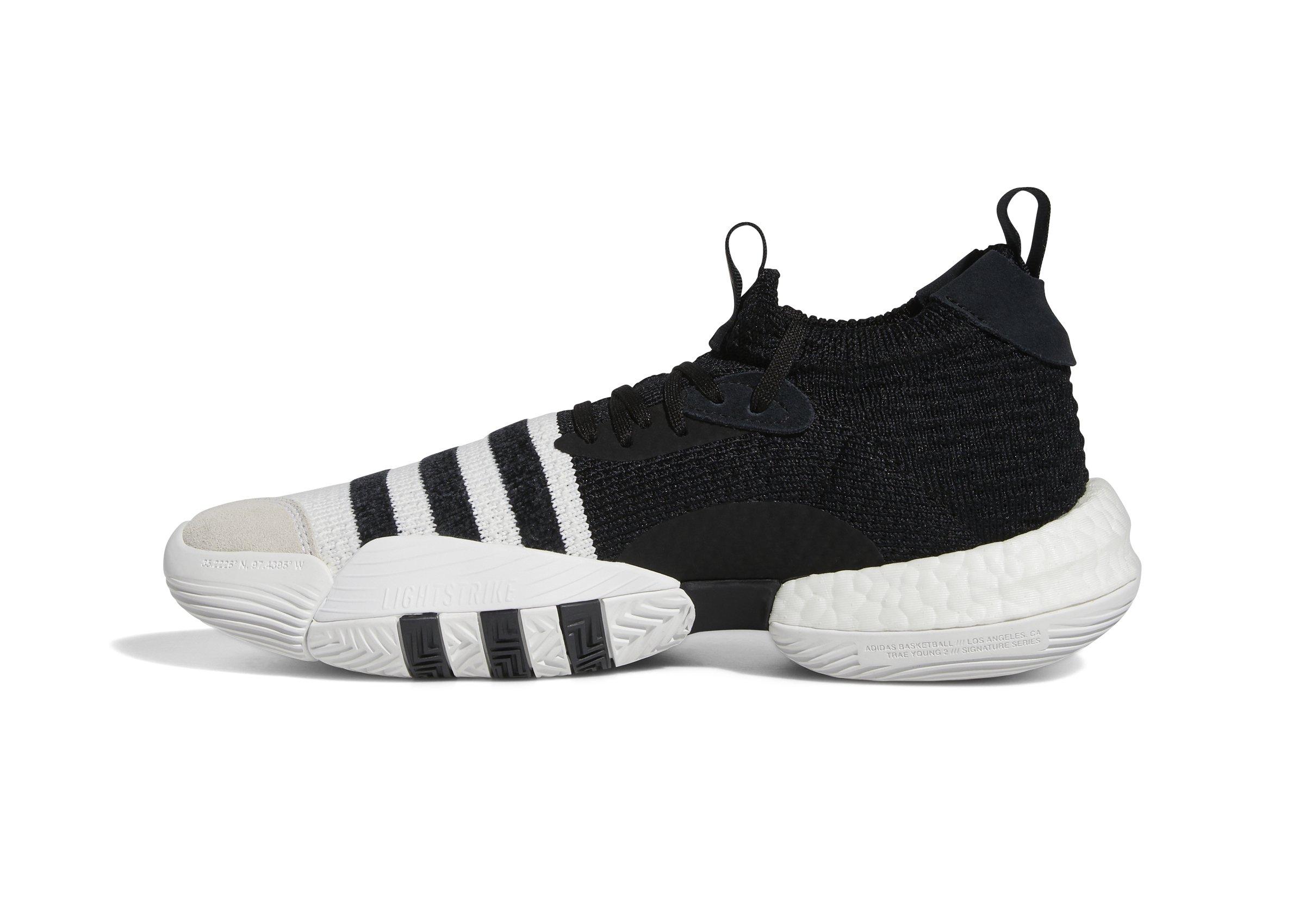 adidas Trae Young 2.0 "White/Black/Gold" Men's Basketball Shoe Dropping 12/23 left side