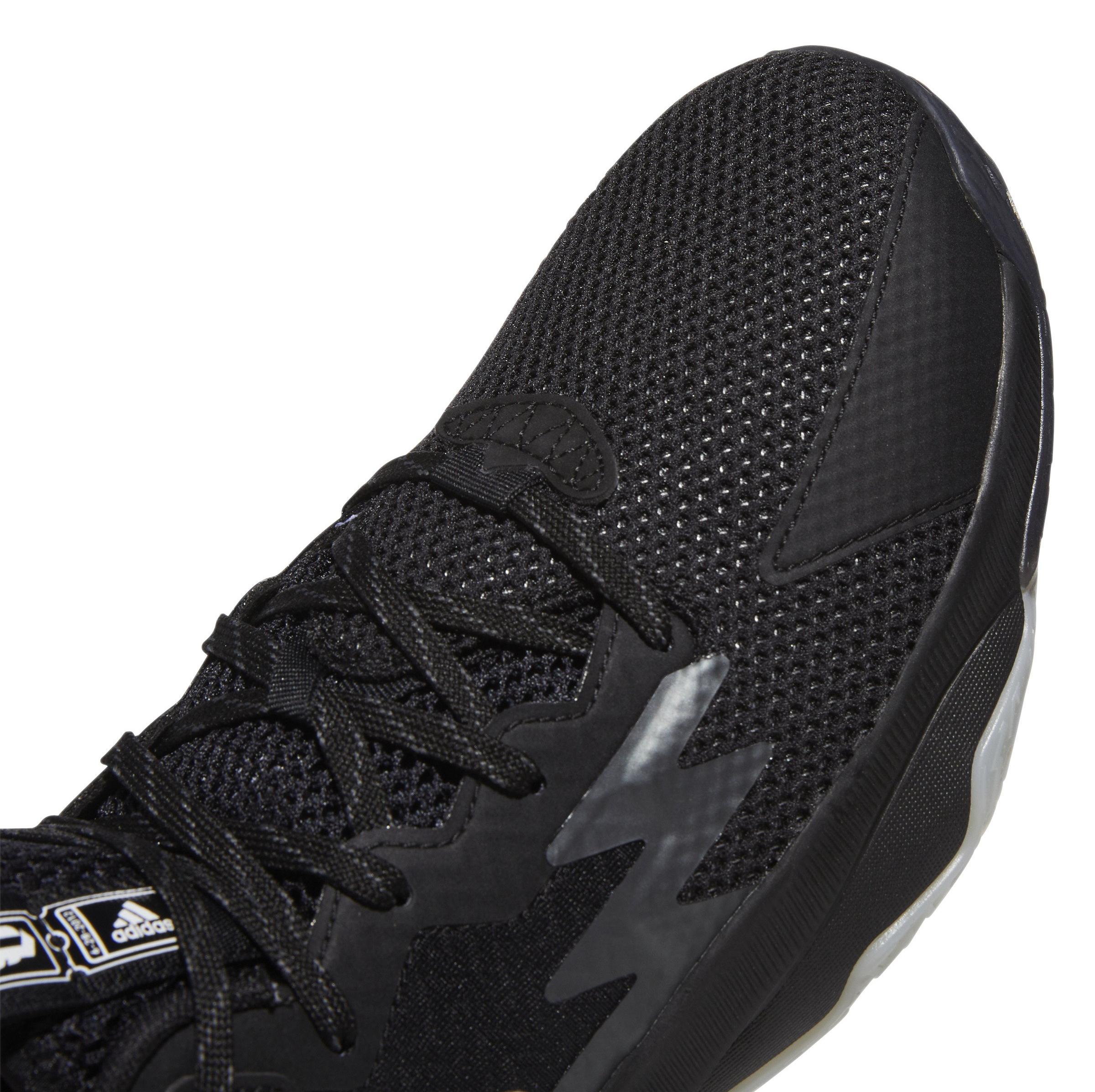 adidas Dame 8 "Raffle Ticket" black silver toe top
