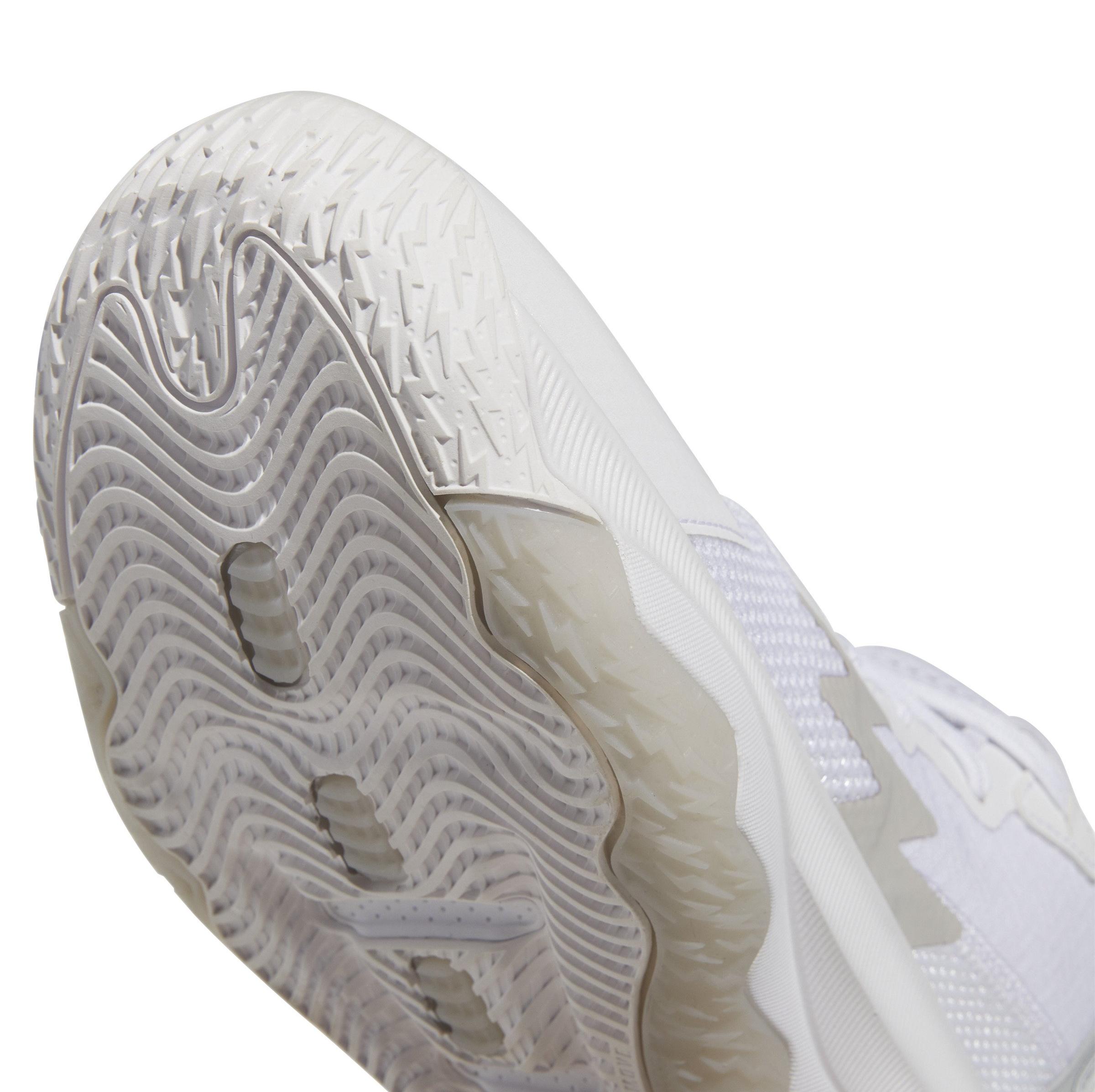 adidas Dame 8 "Raffle Ticket" white black toe and sole