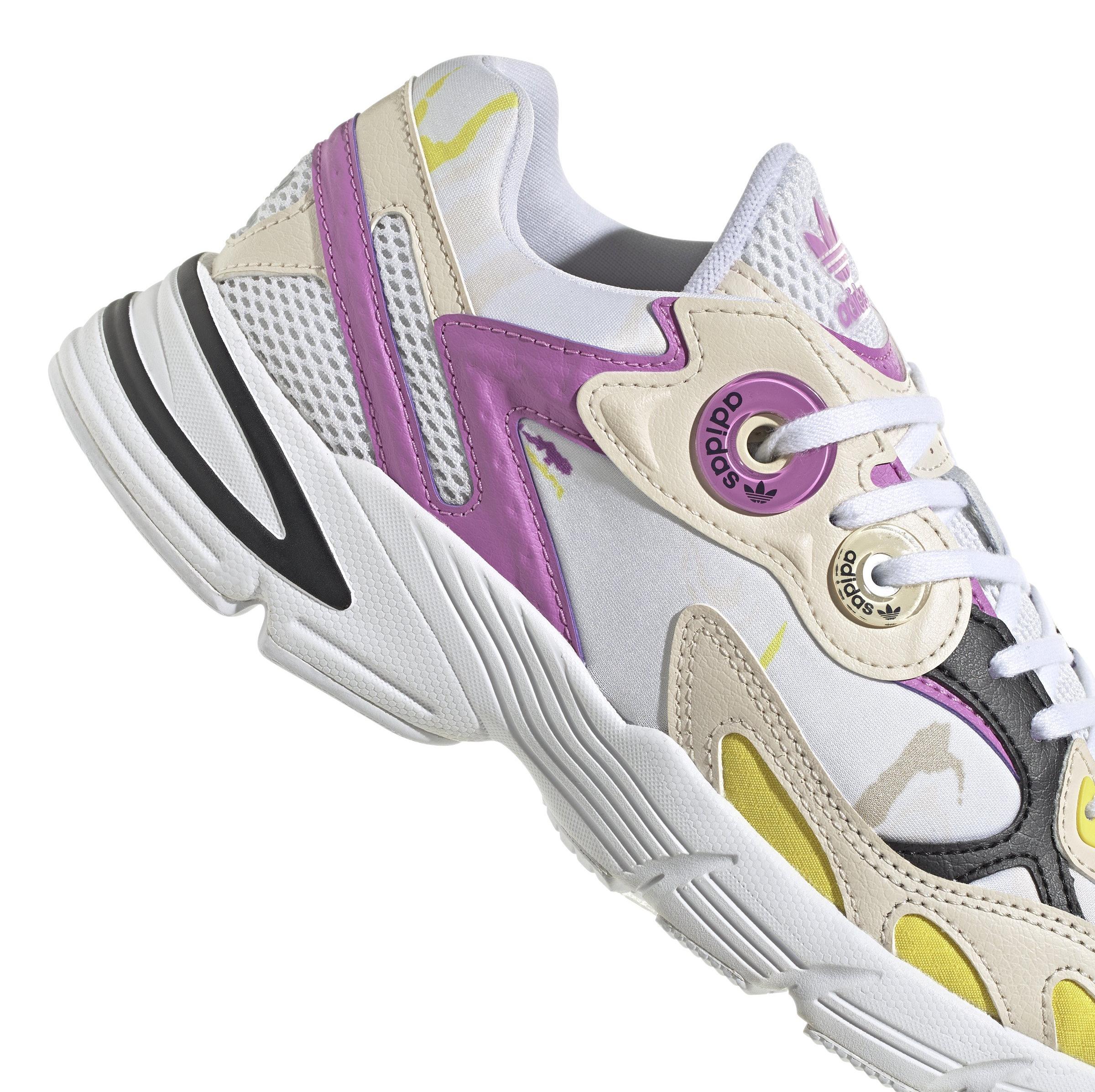 adidas x Astir Thebe Magugu "White/Black/Purple" Women's Shoe close up