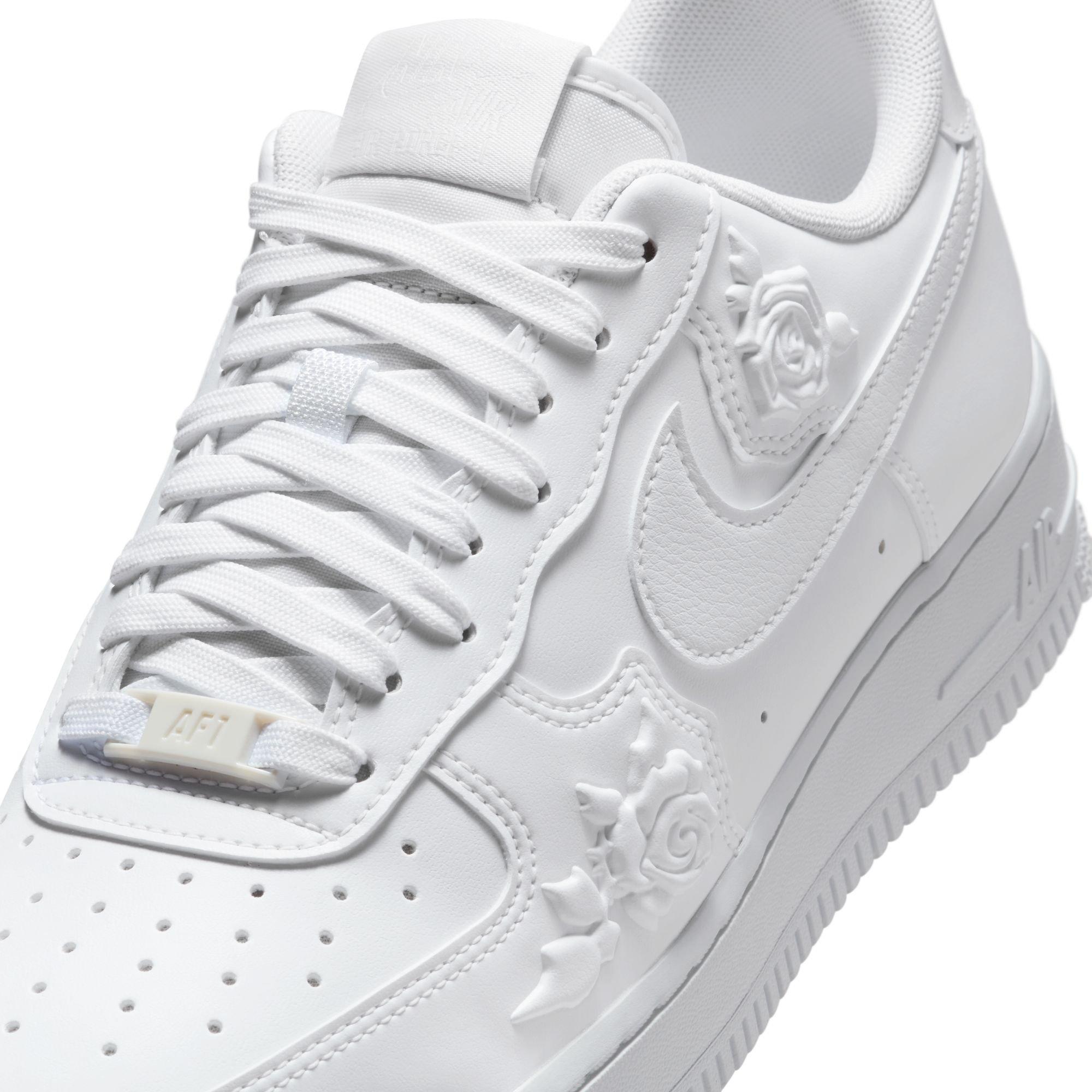  Nike Air Force 1 '07 "White Roses" Women's Shoe Lace Detail