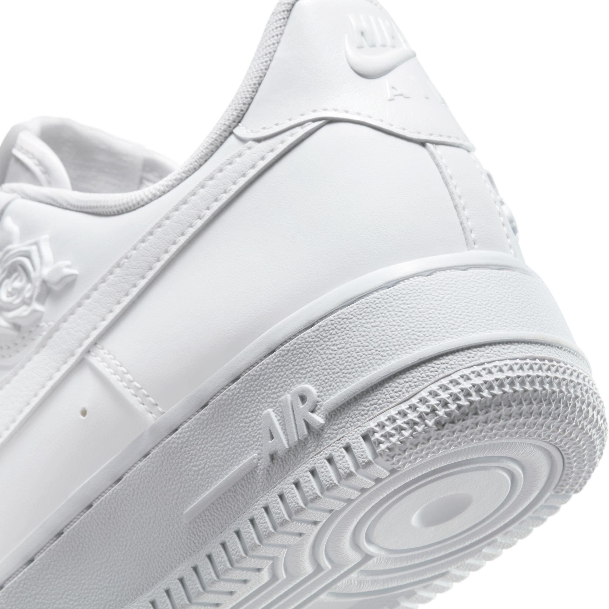  Nike Air Force 1 '07 "White Roses" Women's Shoe Heel Detail