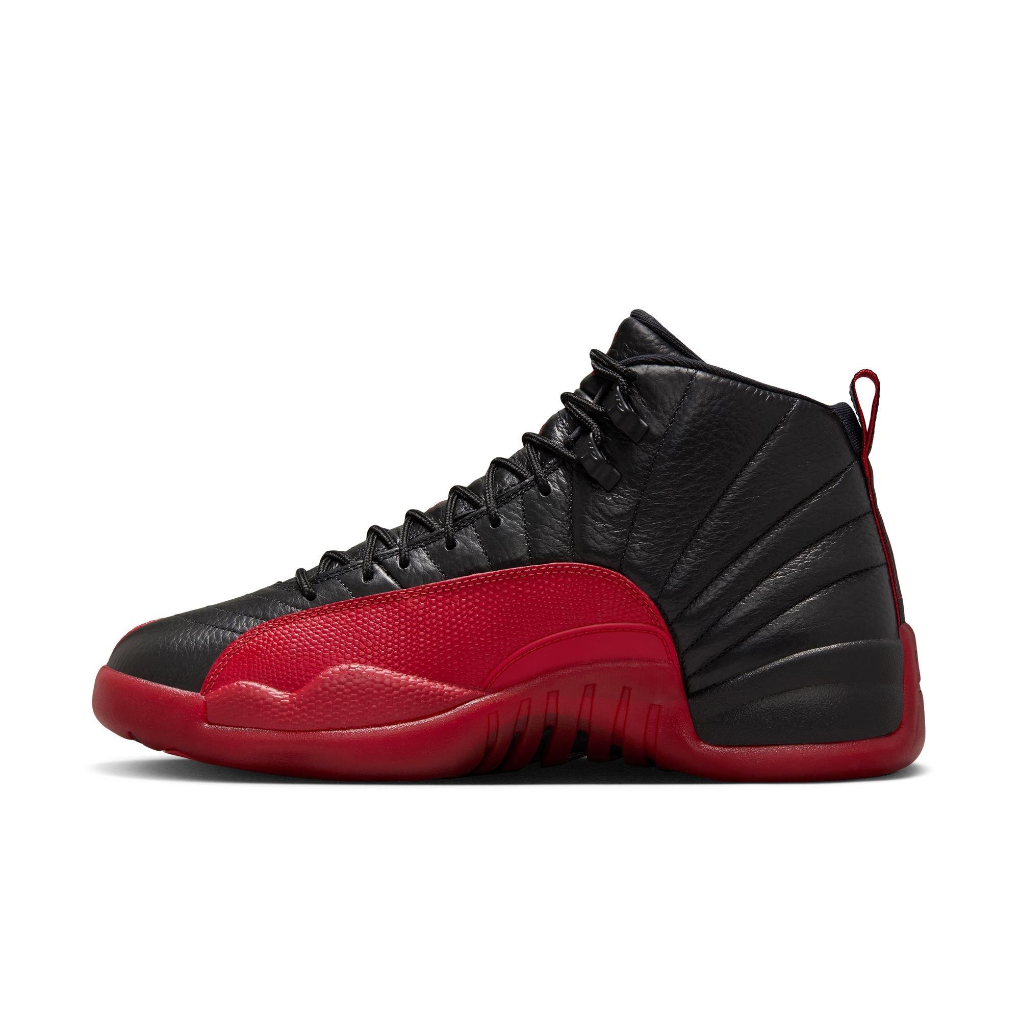 Air Jordan 12 Retro "Flu Game" Left Side of Shoes