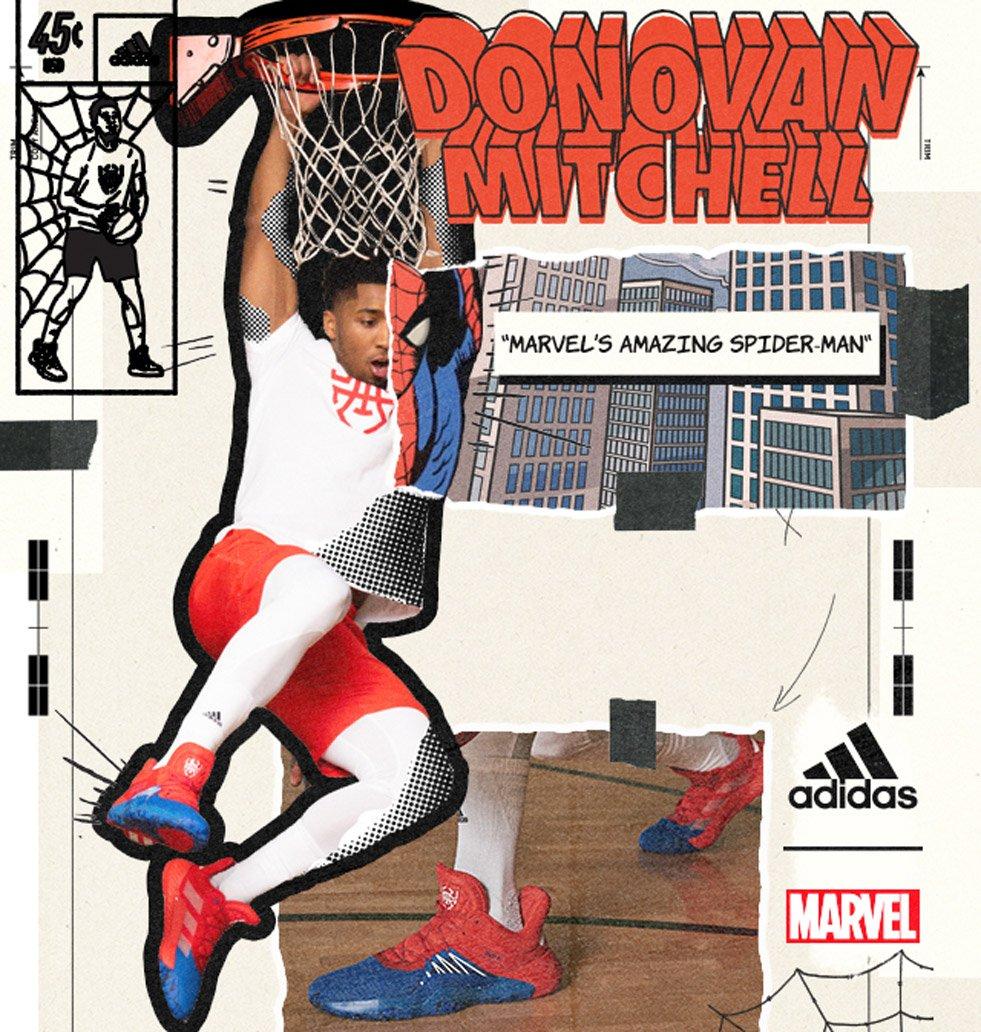 When You Can Cop Donovan Mitchell's Marvel x adidas Spider-Man