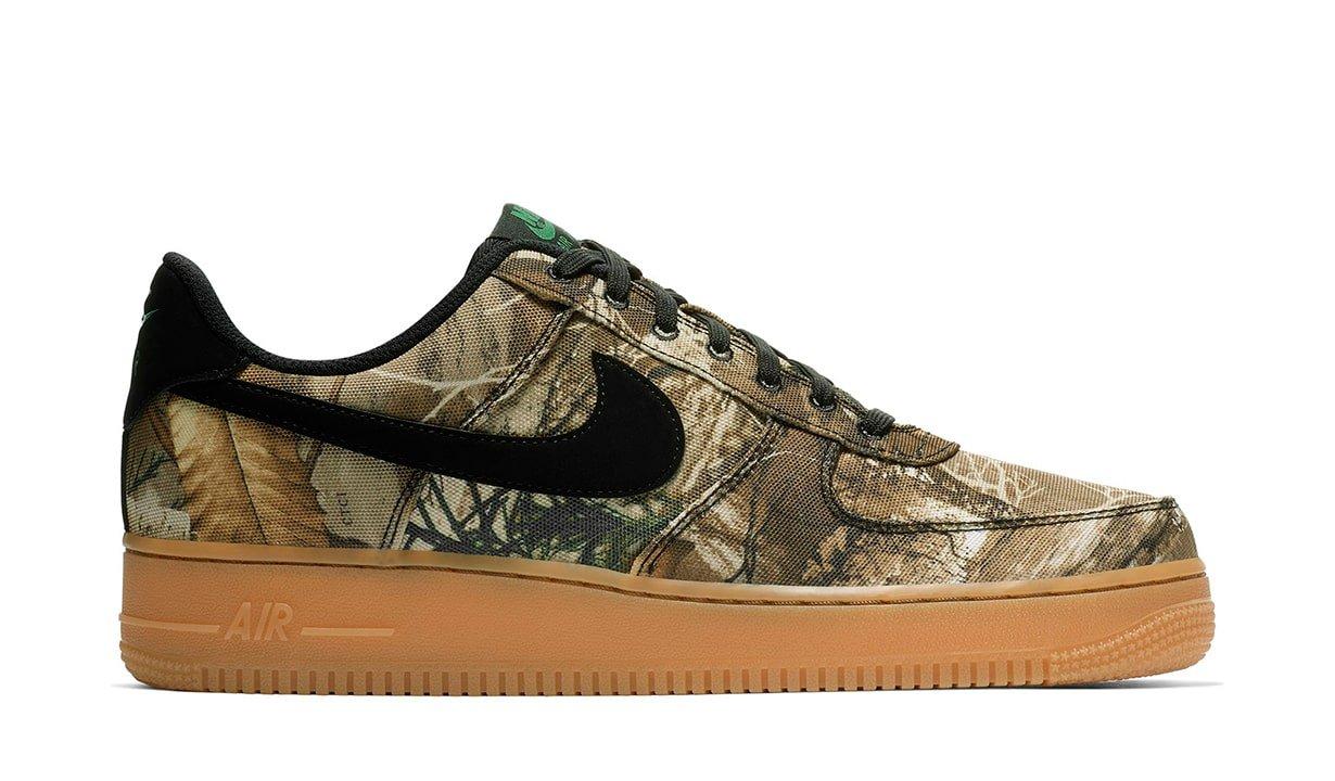 Sneakers Release Nike Air Force 1 LV8 Realtree Black Camo Bone Camo Casual Shoes