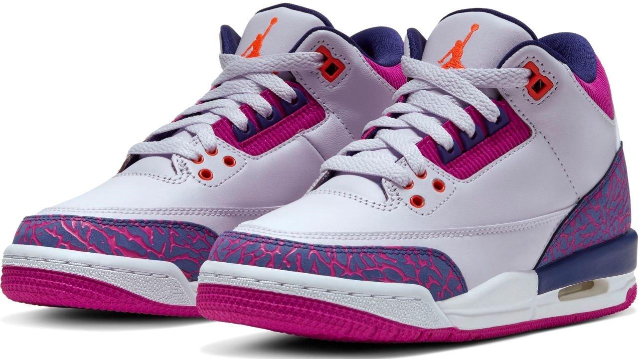 Custom Light Pink Purple-White Authentic Throwback Basketball