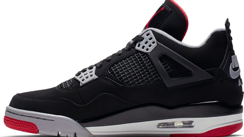 Air Jordan 4 Bred - Black/Red Review  Air jordans, Air jordans retro, Jordan  4 bred