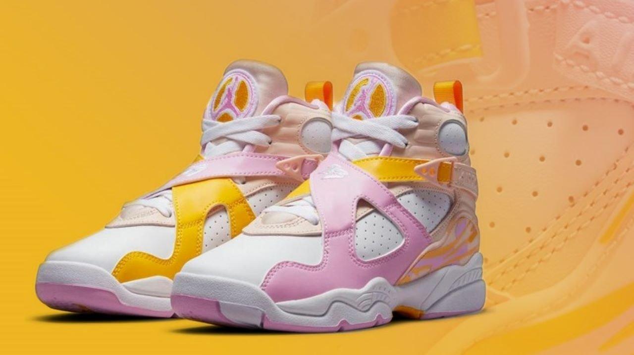 Sneakers Release Jordan 8 Retro Arctic Punch Girls Shoe Drops 5 27