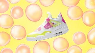 Sneakers Release &#8211; Air Jordan 4 Retro SE &#8220;Lemon Venom&#8221; White/Lemon Venom/Pink Blast Girls&#8217; Shoe