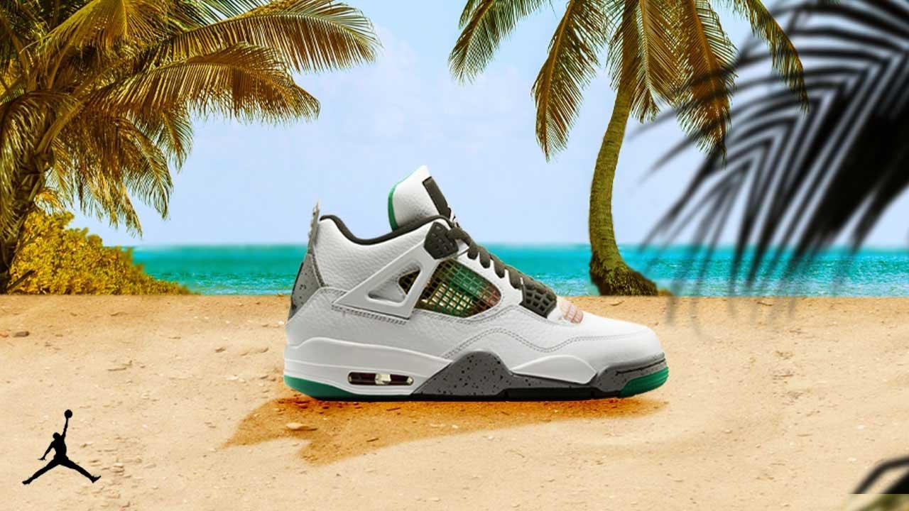 jordan 4 retro lucid green