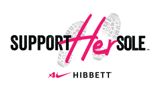 Support Her Sole Hibbett x Nike Logo
